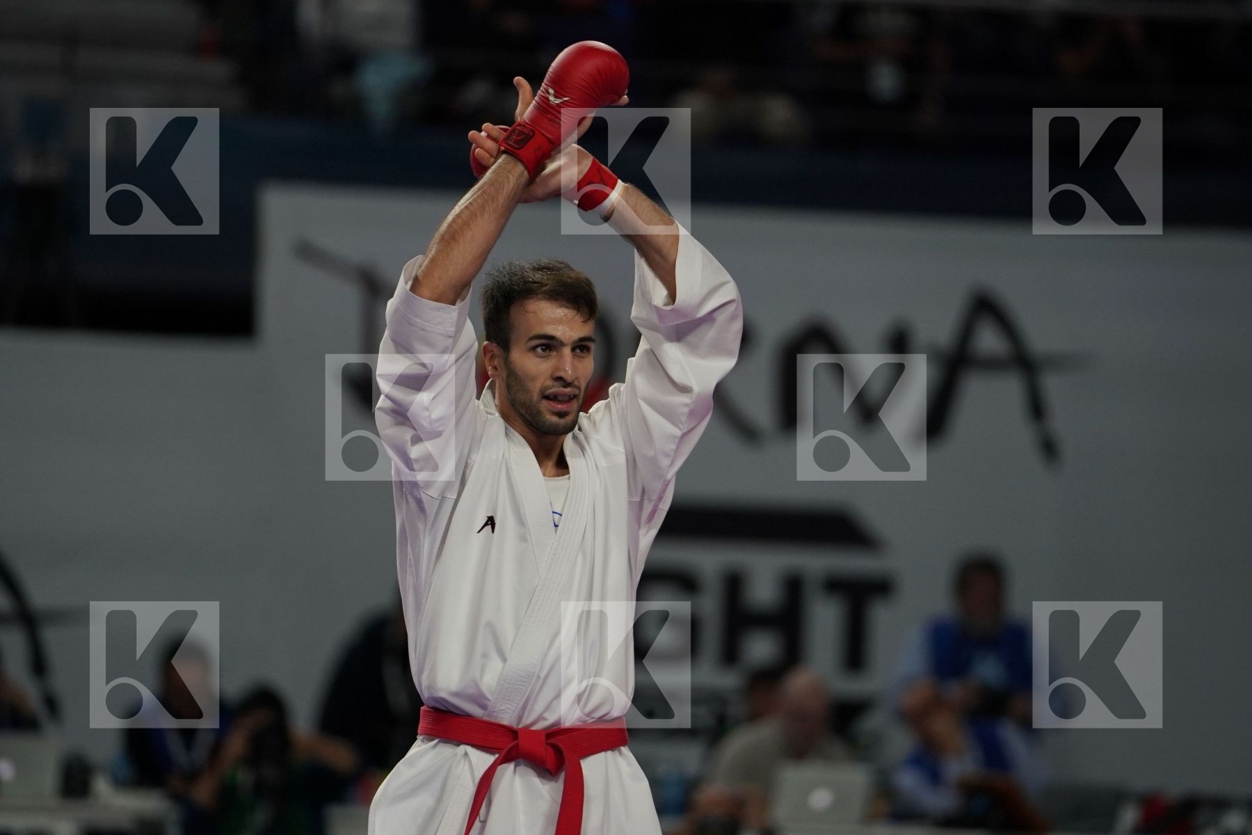 BAHMAN ASGARI GHONCHEH (ISLAMIC REPUBLIC OF IRAN) vs LUIGI BUSA (ITALY) in Senior Kumite Ð 75 Kg - Final bout