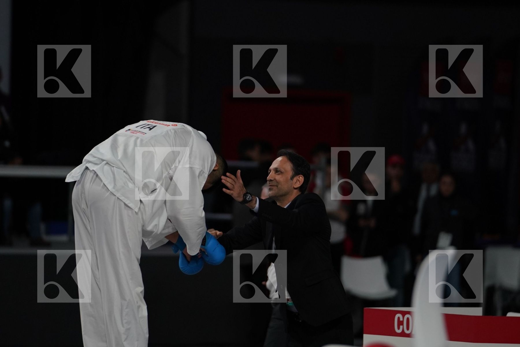 BAHMAN ASGARI GHONCHEH (ISLAMIC REPUBLIC OF IRAN) vs LUIGI BUSA (ITALY) in Senior Kumite Ð 75 Kg - Final bout