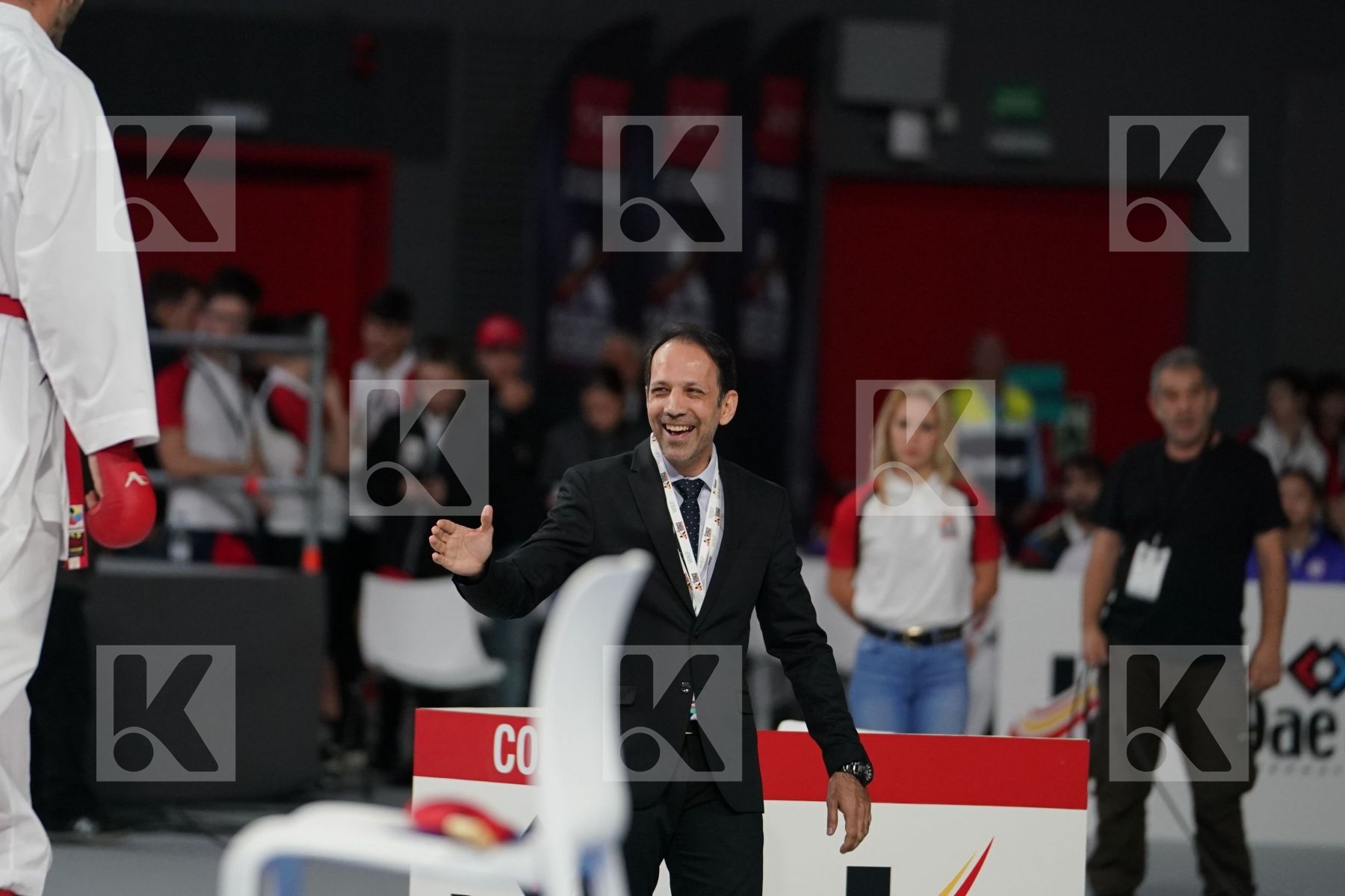 BAHMAN ASGARI GHONCHEH (ISLAMIC REPUBLIC OF IRAN) vs LUIGI BUSA (ITALY) in Senior Kumite Ð 75 Kg - Final bout