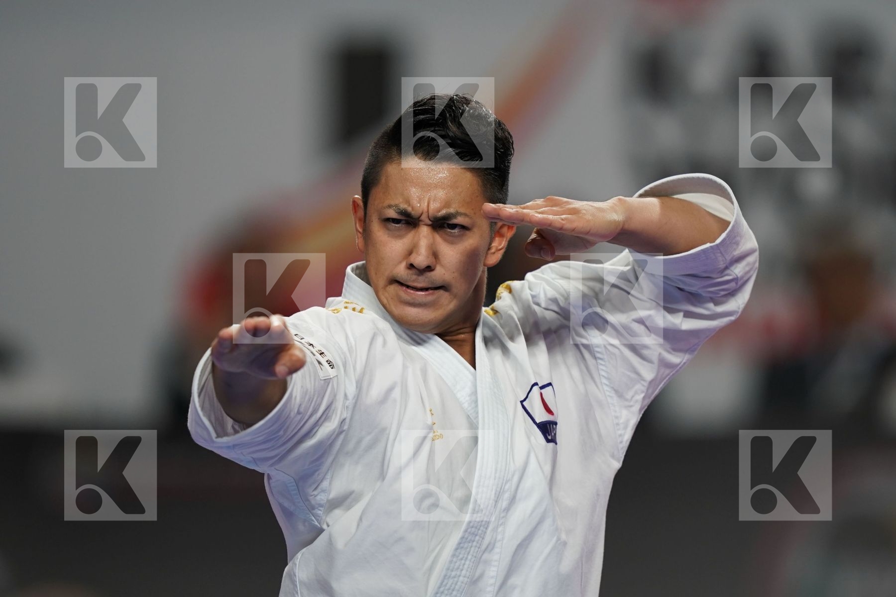 DAMIAN HUGO QUINTERO CAPDEVILA (SPAIN) vs RYO KIYUNA (JAPAN) in Senior Male Kata - Final bout