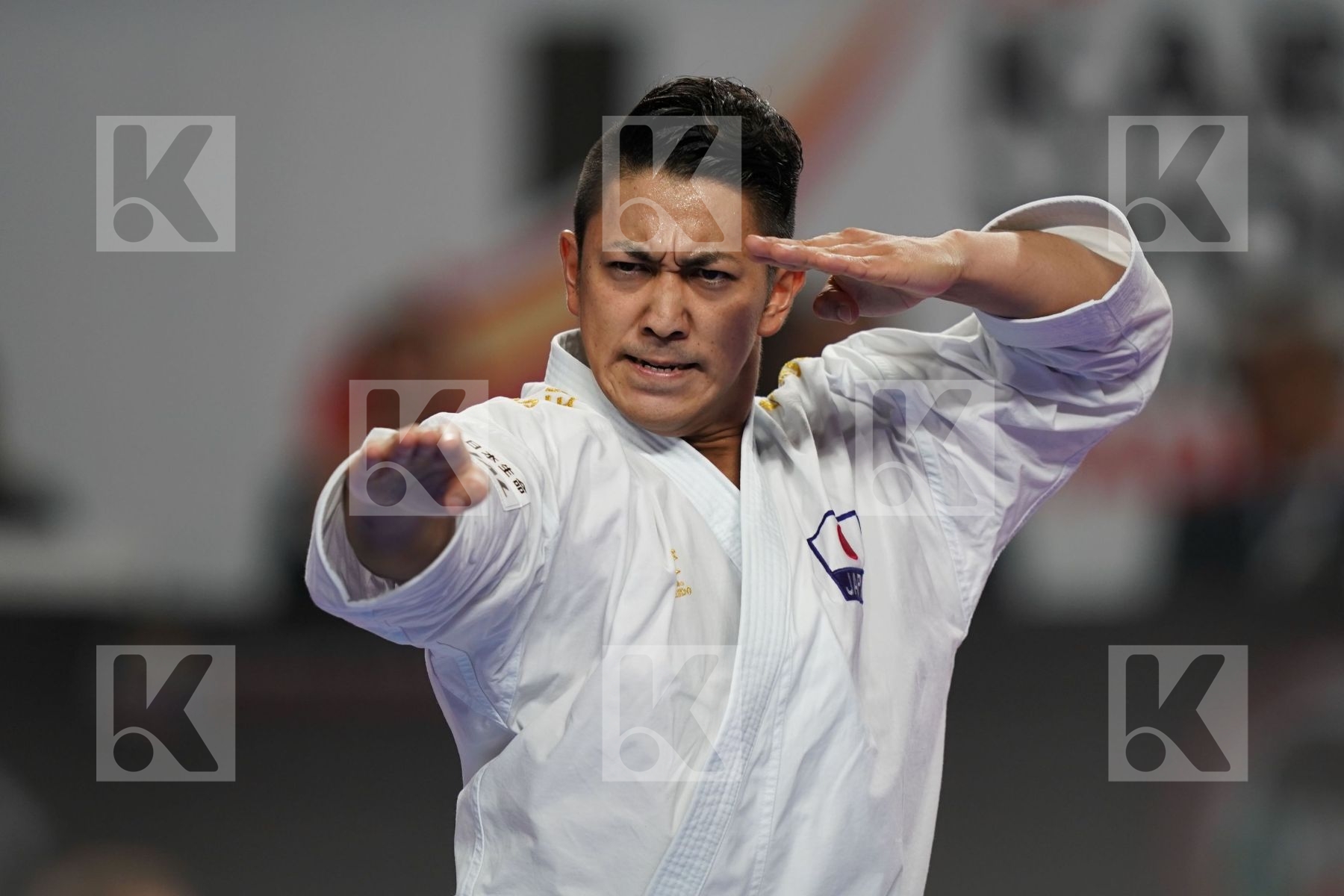 DAMIAN HUGO QUINTERO CAPDEVILA (SPAIN) vs RYO KIYUNA (JAPAN) in Senior Male Kata - Final bout