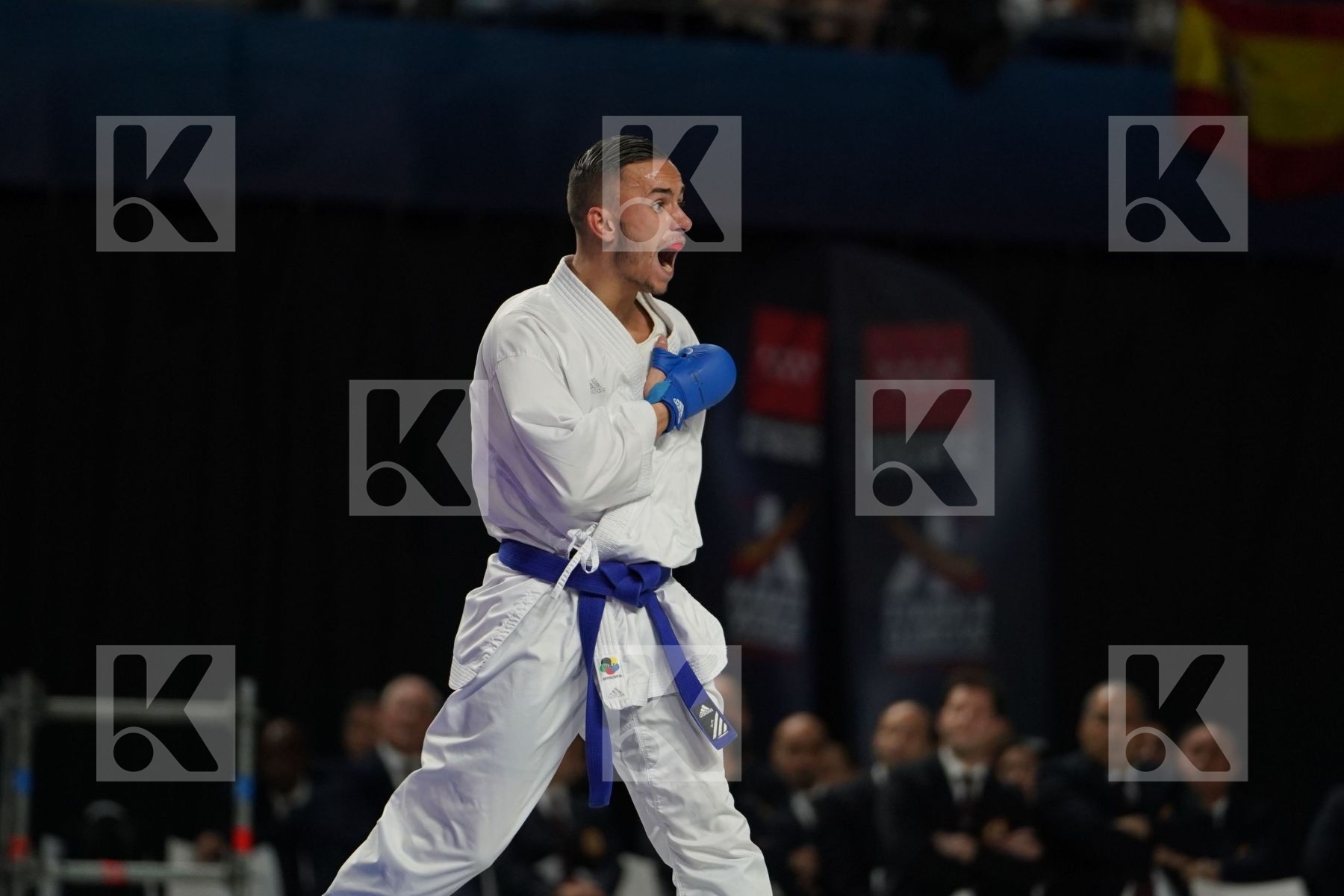 VINICIUS FIGUEIRA (BRAZIL) vs STEVEN DACOSTA (FRANCE) in Senior Kumite -67 Kg - Final bout