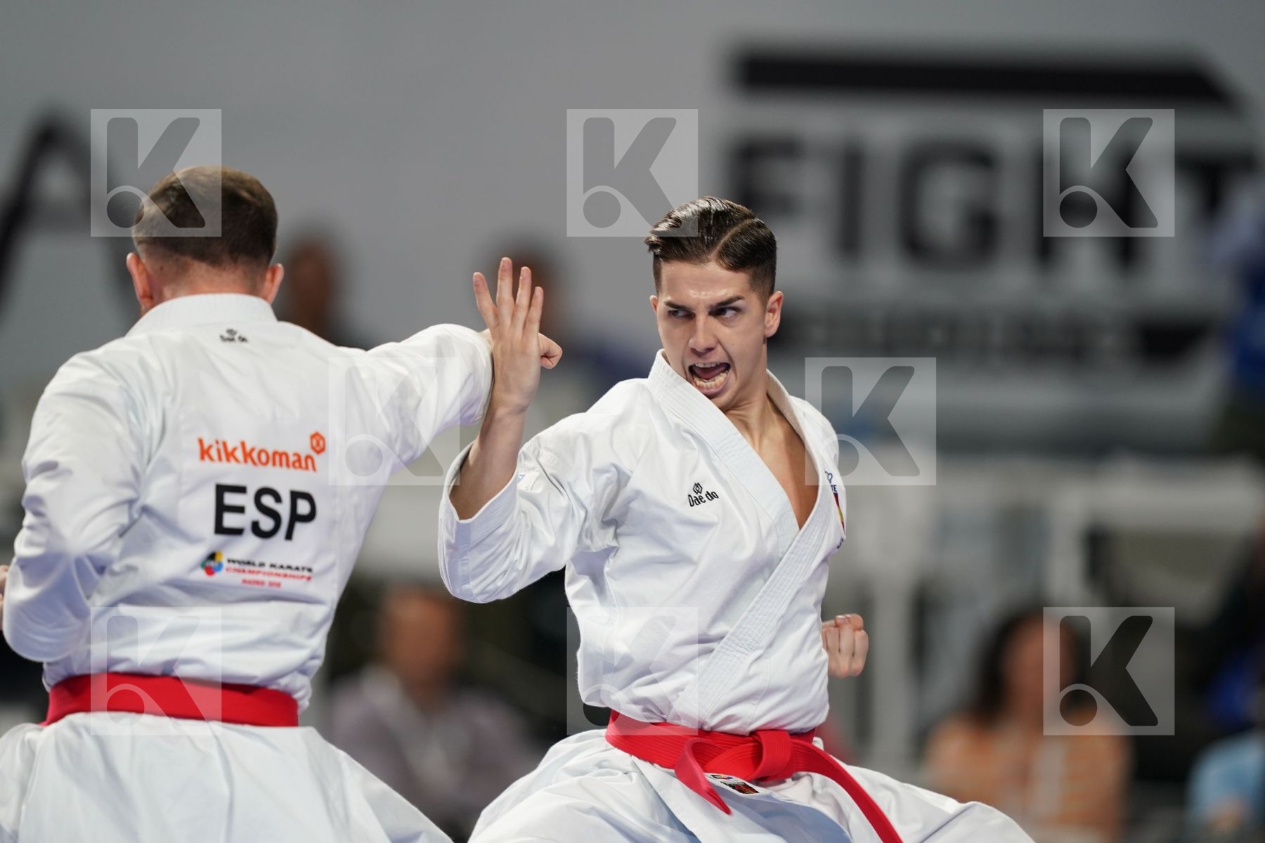 SPAIN(CARBONELL LOPEZ, GALAN LOPEZ, SALAZAR JOVER) in Senior Team Male Kata - Final bout