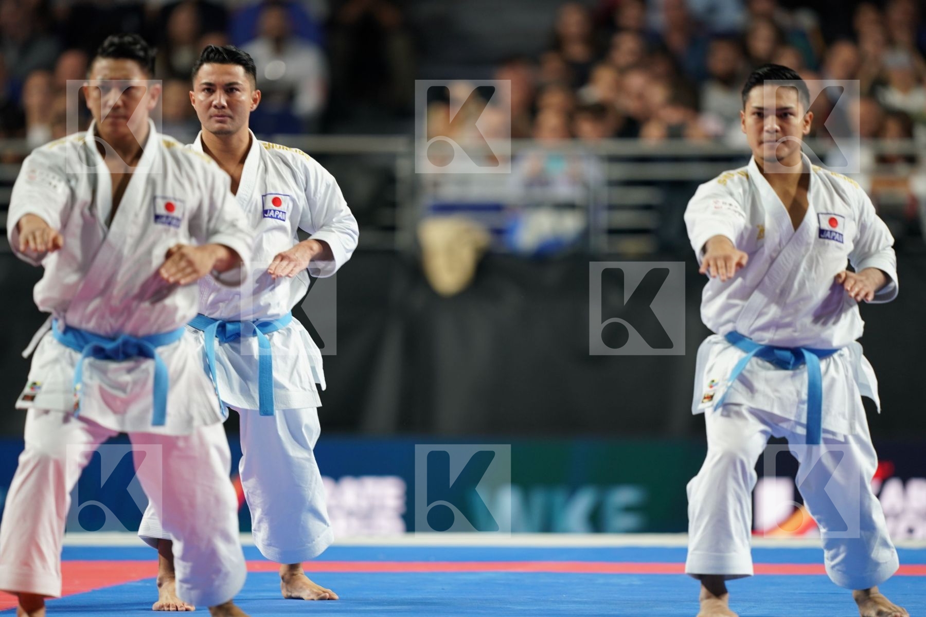 JAPAN (KINJO, KIYUNA, UEMURA) in Senior Team Male Kata - Final bout