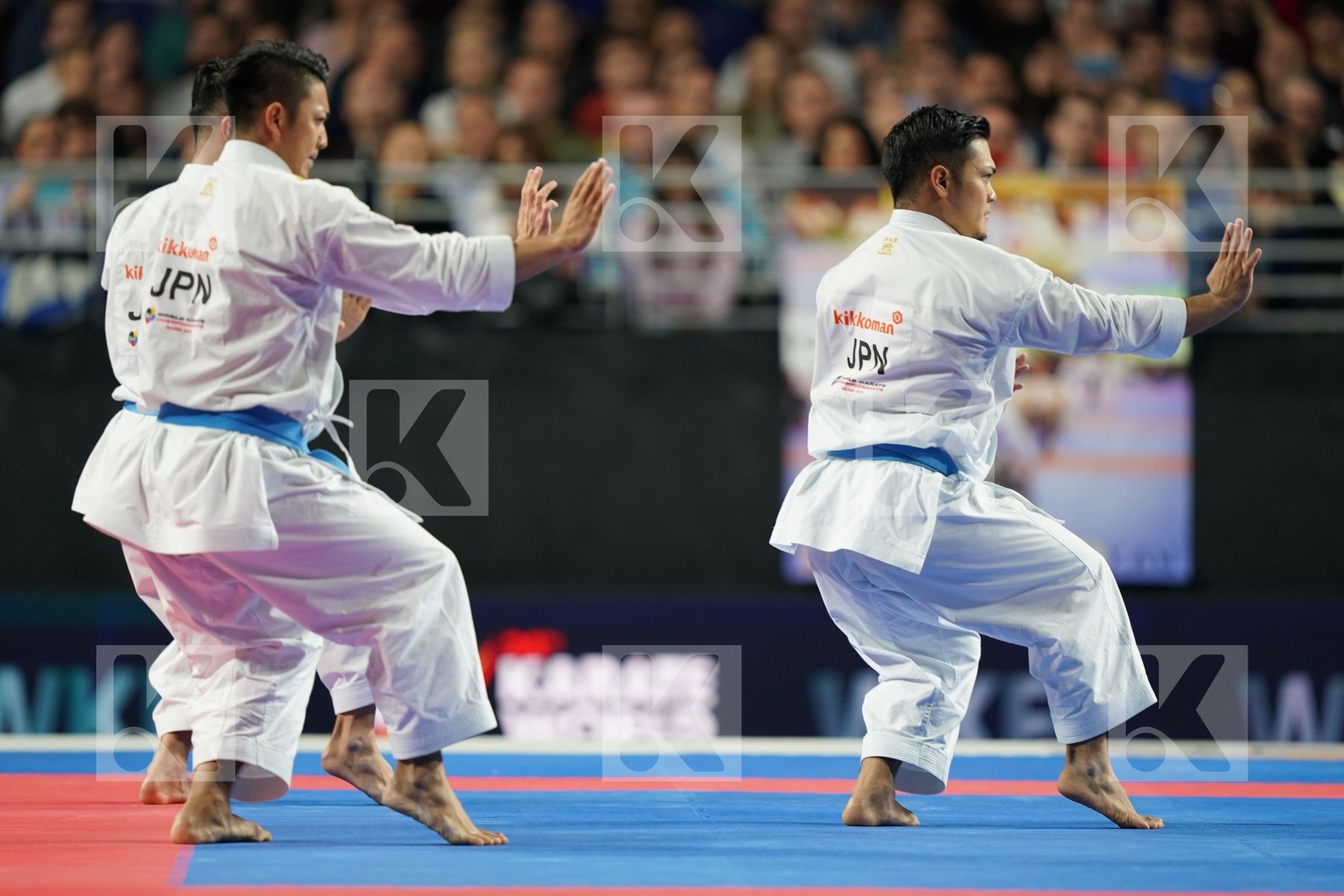 JAPAN (KINJO, KIYUNA, UEMURA) in Senior Team Male Kata - Final bout