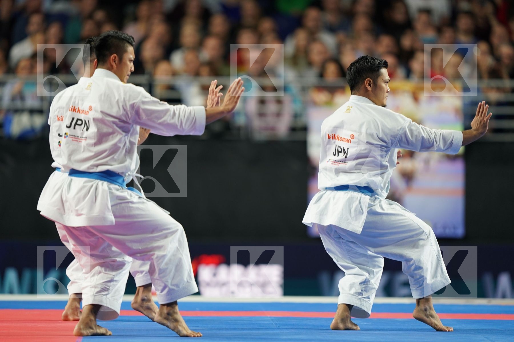 JAPAN (KINJO, KIYUNA, UEMURA) in Senior Team Male Kata - Final bout