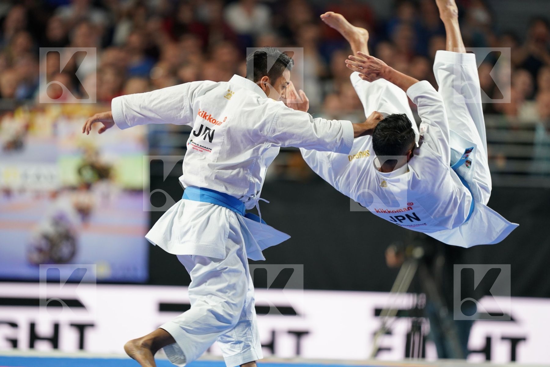 JAPAN (KINJO, KIYUNA, UEMURA) in Senior Team Male Kata - Final bout