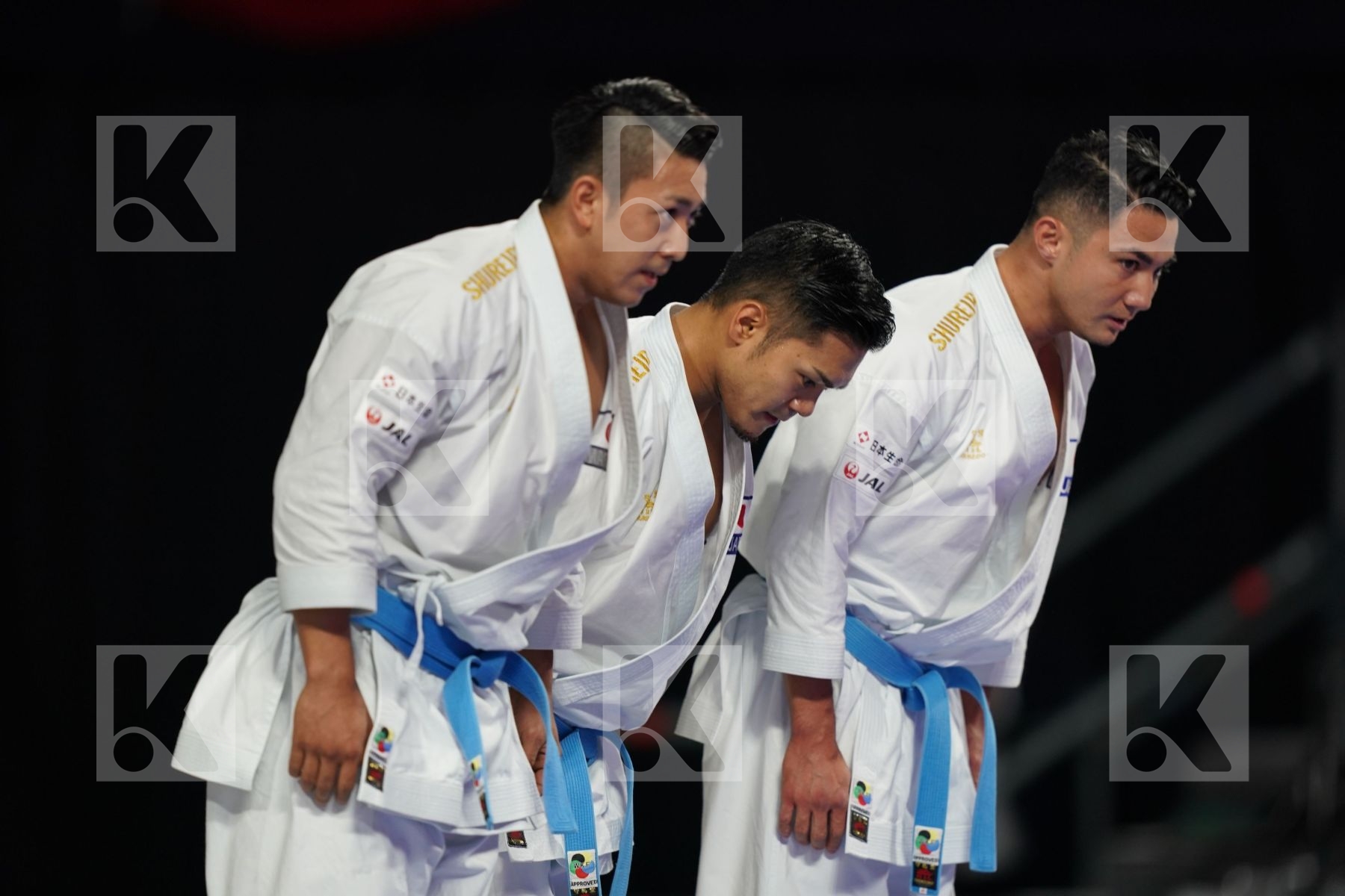 JAPAN (KINJO, KIYUNA, UEMURA) in Senior Team Male Kata - Final bout