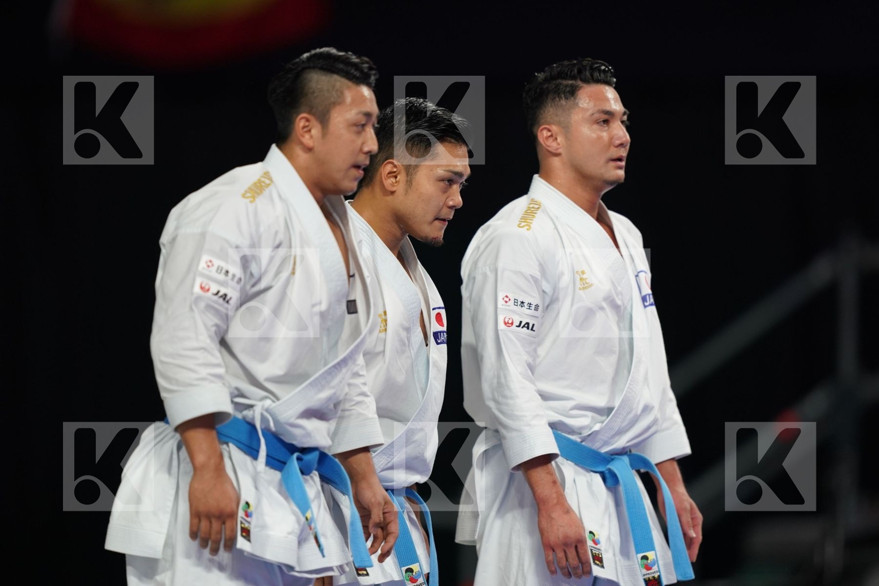 JAPAN (KINJO, KIYUNA, UEMURA) in Senior Team Male Kata - Final bout