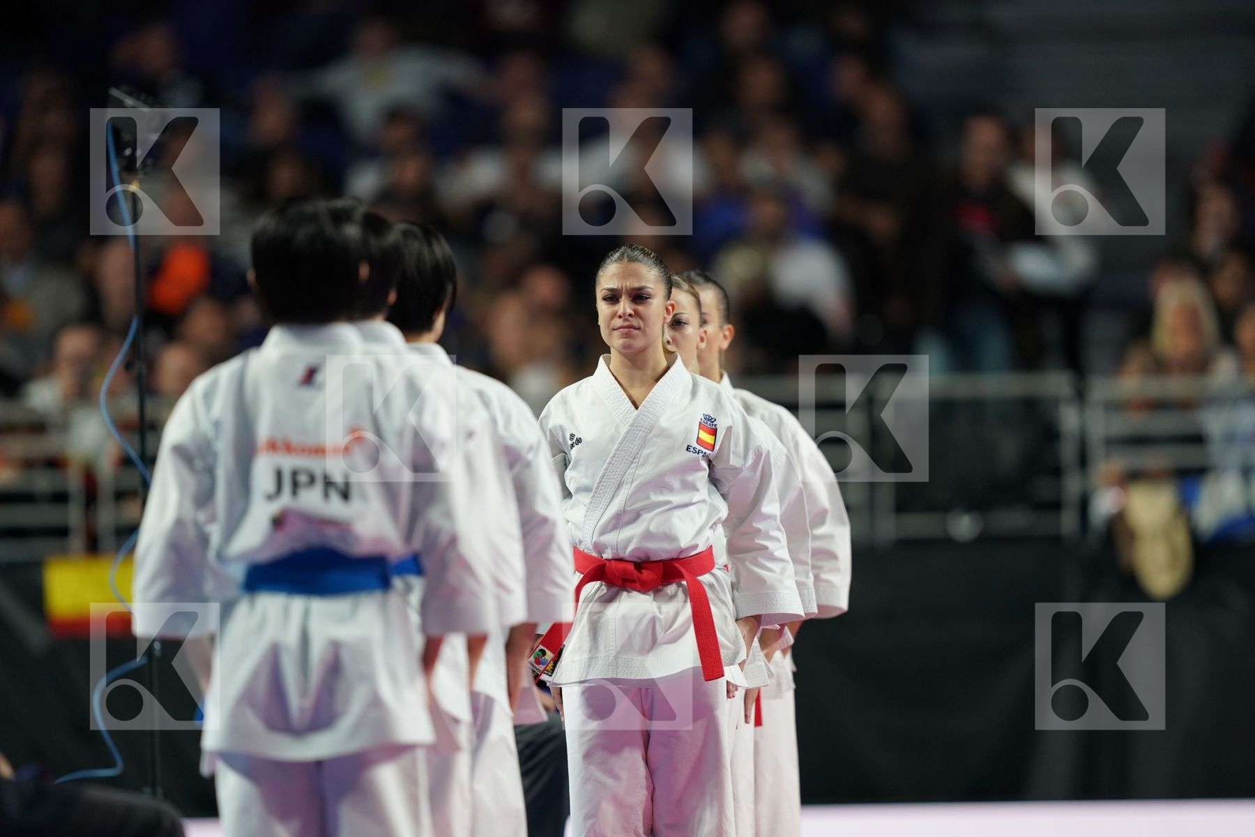 SPAIN(GARCIA LOZANO, RODRIGUEZ ENCABO, ROY RUBIO) in Senior Team Female Kata - Final bout