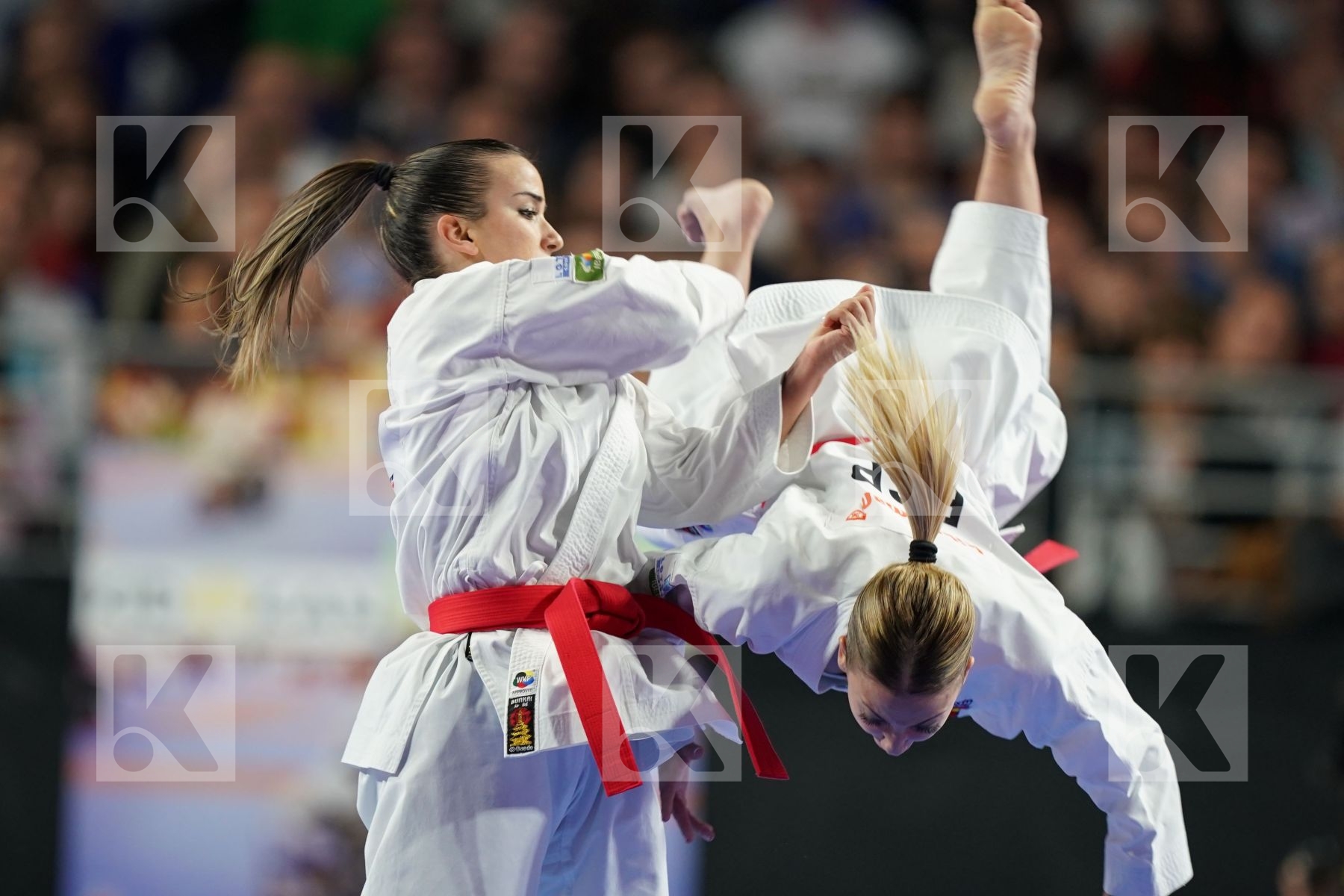 SPAIN(GARCIA LOZANO, RODRIGUEZ ENCABO, ROY RUBIO) in Senior Team Female Kata - Final bout