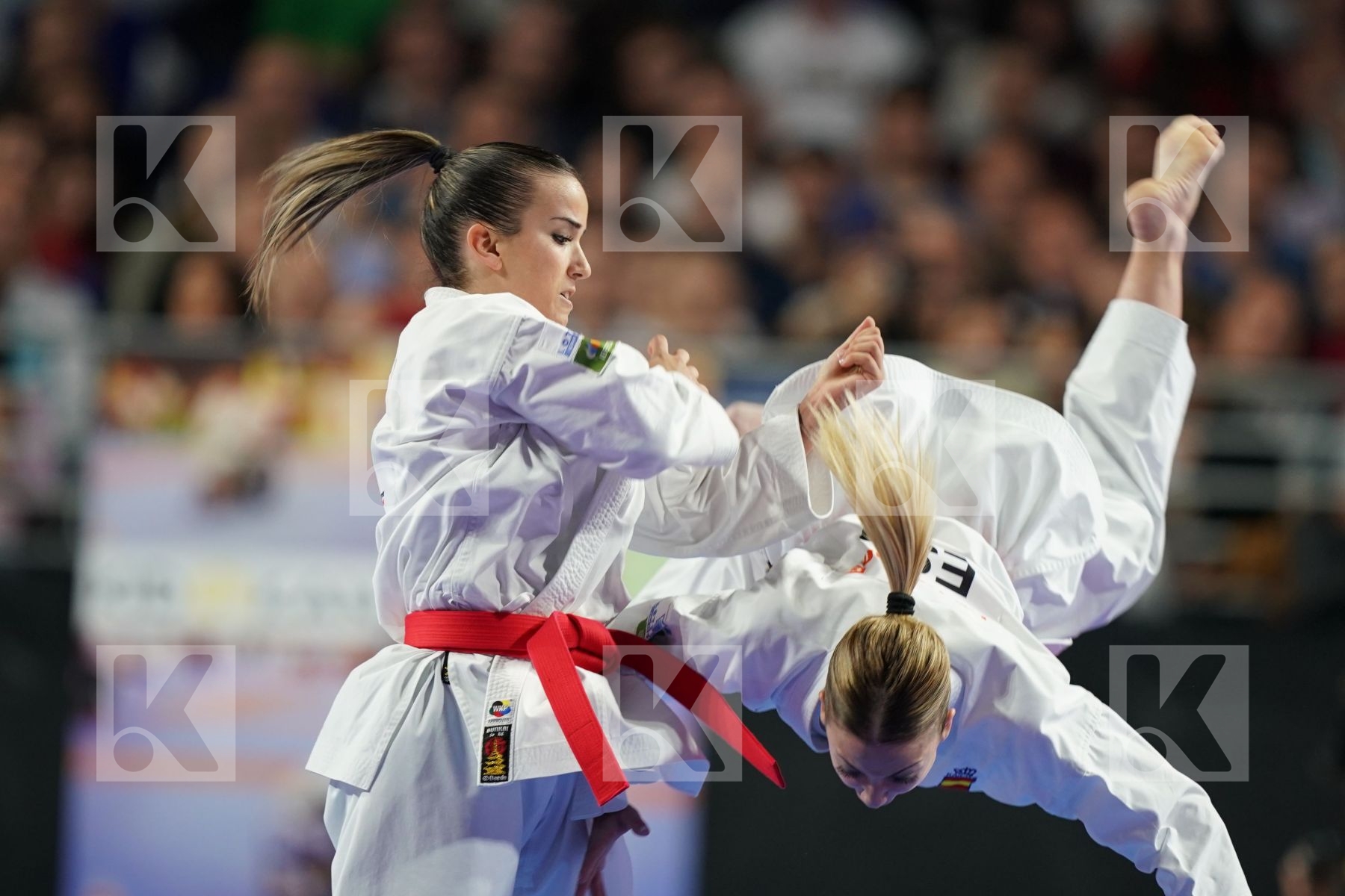SPAIN(GARCIA LOZANO, RODRIGUEZ ENCABO, ROY RUBIO) in Senior Team Female Kata - Final bout