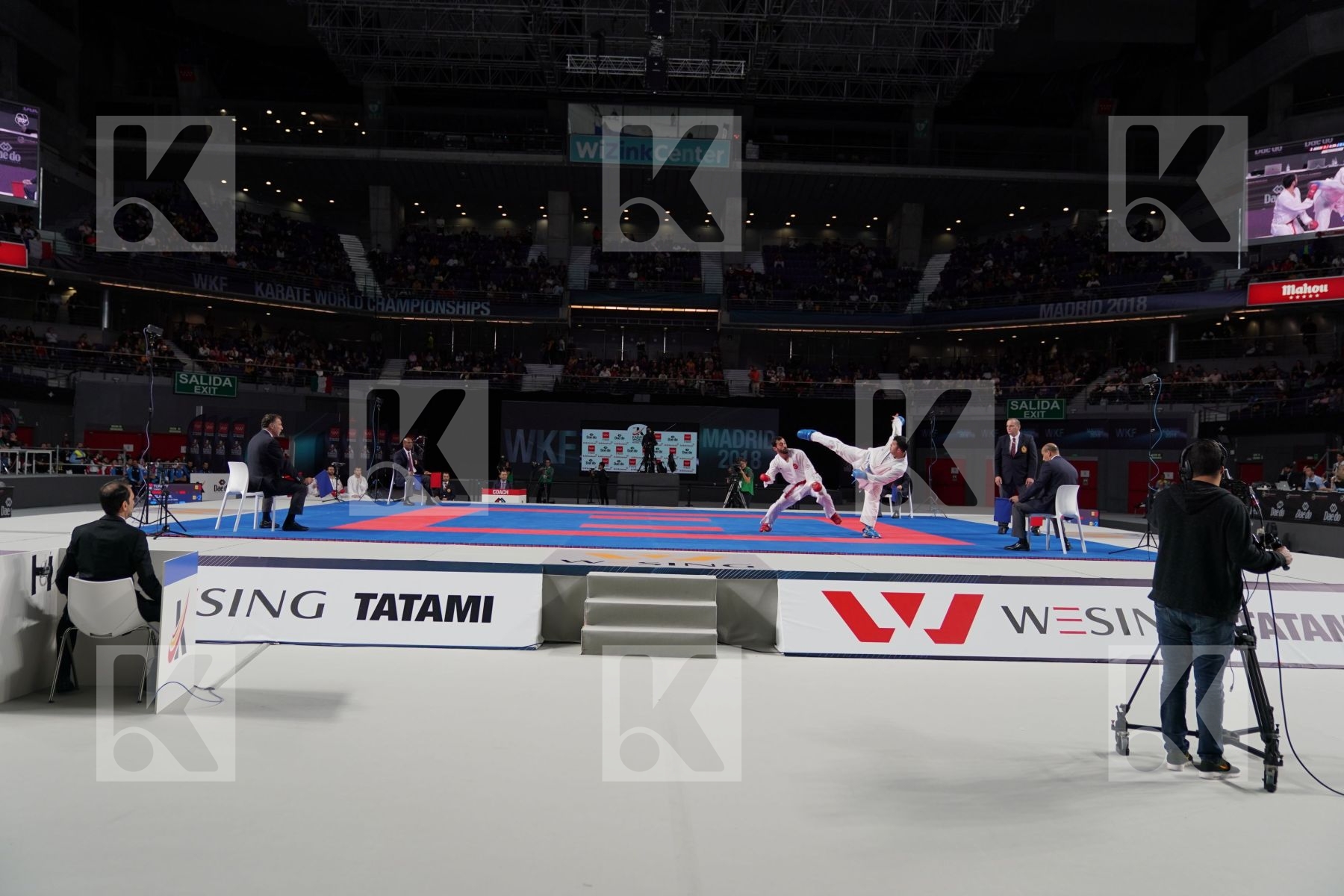 TURKEY (AKTAS, ELTEMUR, GOK, KAPTAN, OZER, UYGUR, YAMANOGLU) vs IRAN (ABAZARI, ASGARI GHONCHEH, ASIABARI, GANJZADEH, HEYDARI, KHODABAKHSHI, POORSHAB) in Senior Team Male Kumite - Final bout