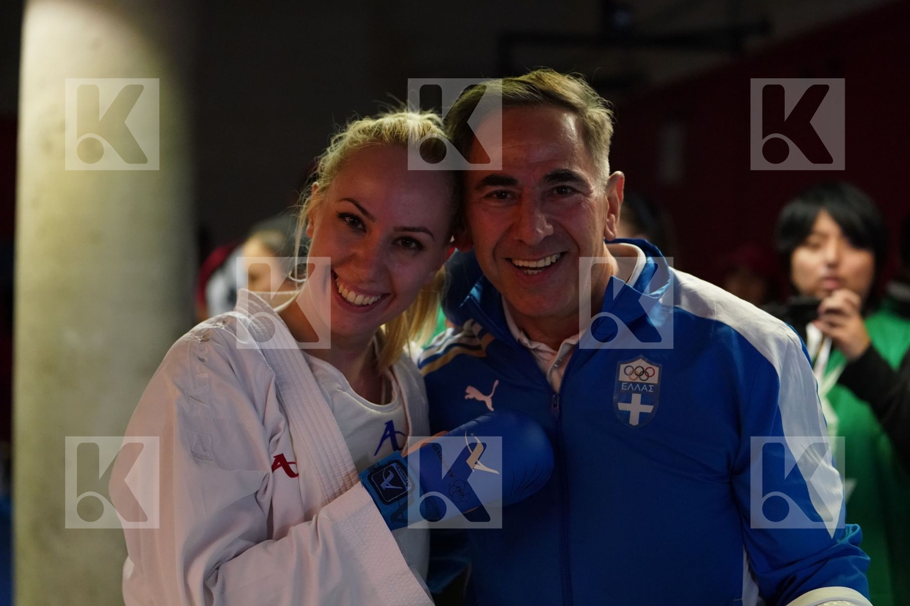 ELENI CHATZILIADOU (GREECE) in Senior Kumite 68+ Kg - Qualification