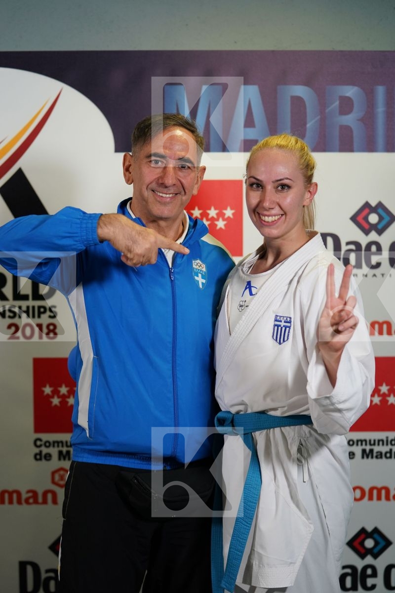 ELENI CHATZILIADOU (GREECE) in Senior Kumite 68+ Kg - Qualification