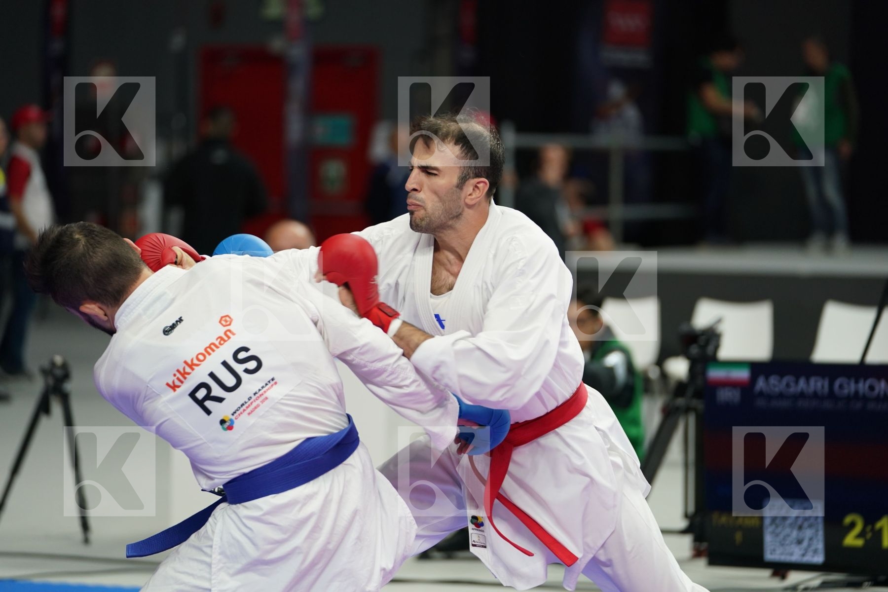 BAHMAN ASGARI GHONCHEH (ISLAMIC REPUBLIC OF IRAN) in Senior Kumite Ð 75 Kg - Qualification