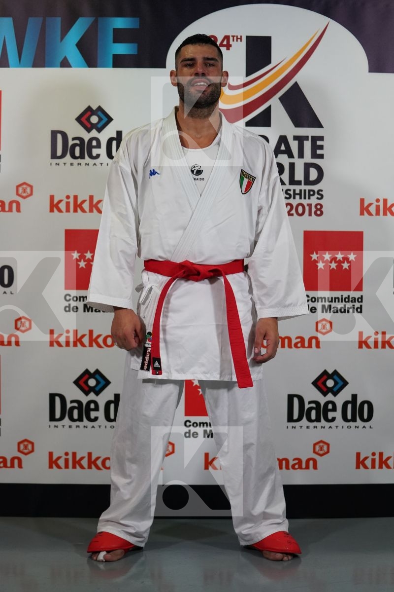 LUIGI BUSA (ITALY) vs RAFAEL AGHAYEV (AZERBAIJAN) in Senior Kumite Ð 75 Kg - Qualification