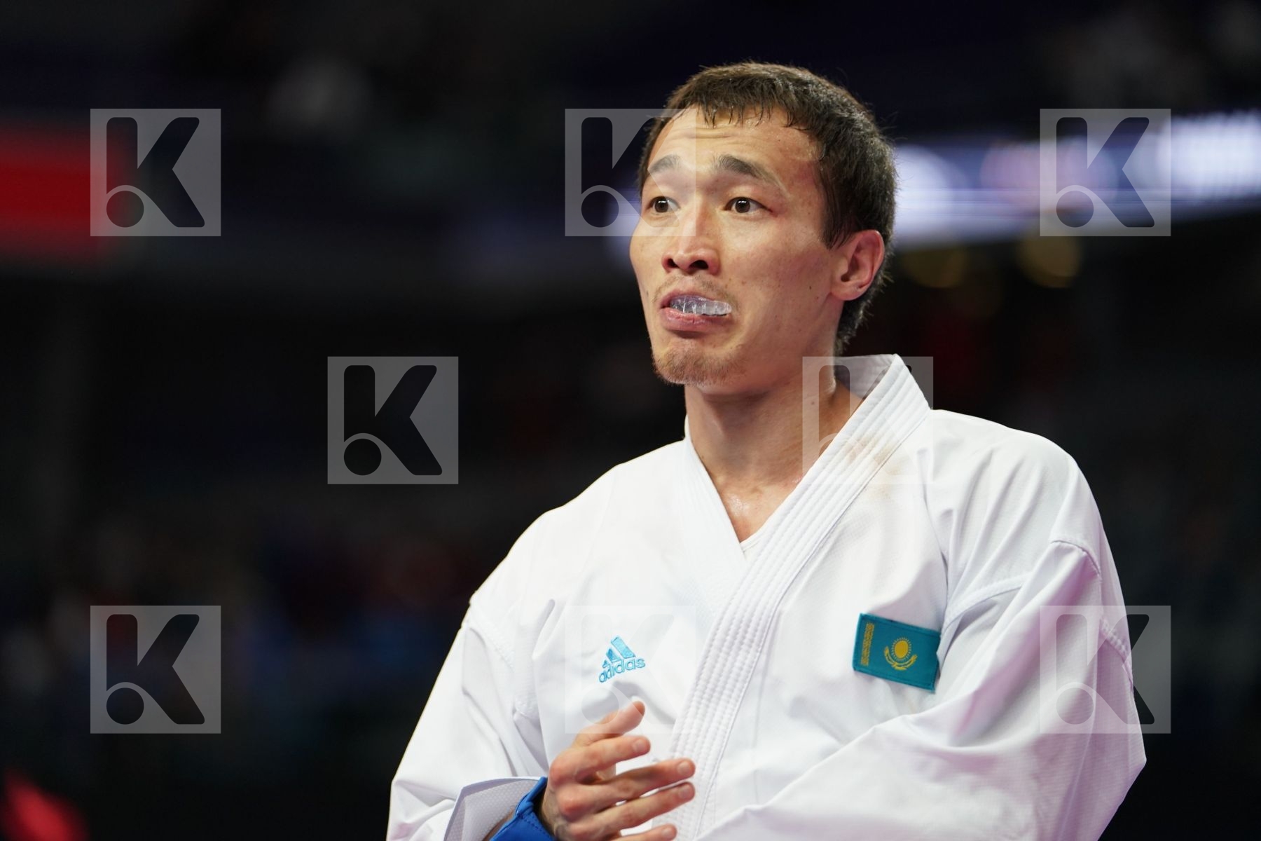 DARKHAN ASSADILOV (KAZAKHSTAN) in Senior Kumite -60 Kg - Qualification