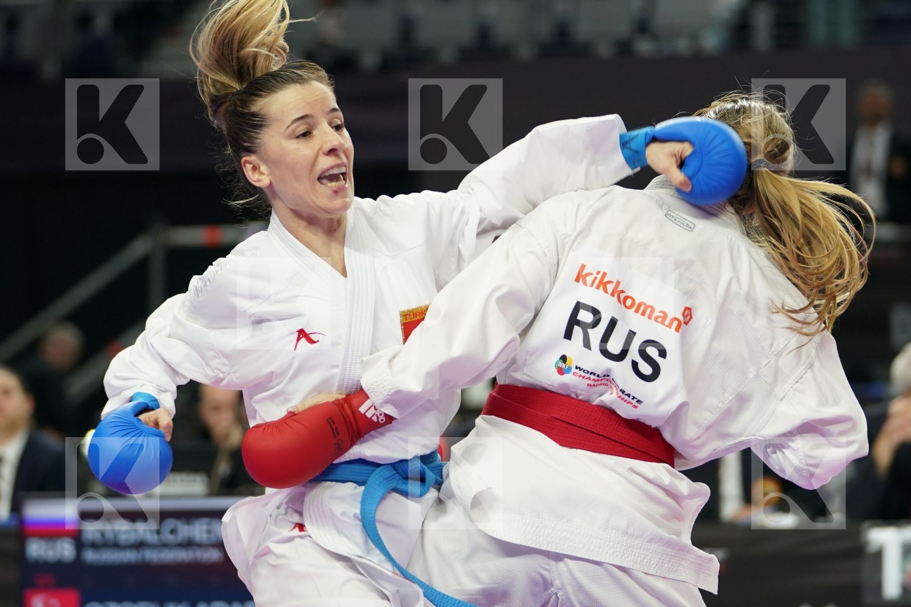 SERAP OZCELIK ARAPOGLU (TURKEY) in Senior Kumite -50 Kg - Qualification