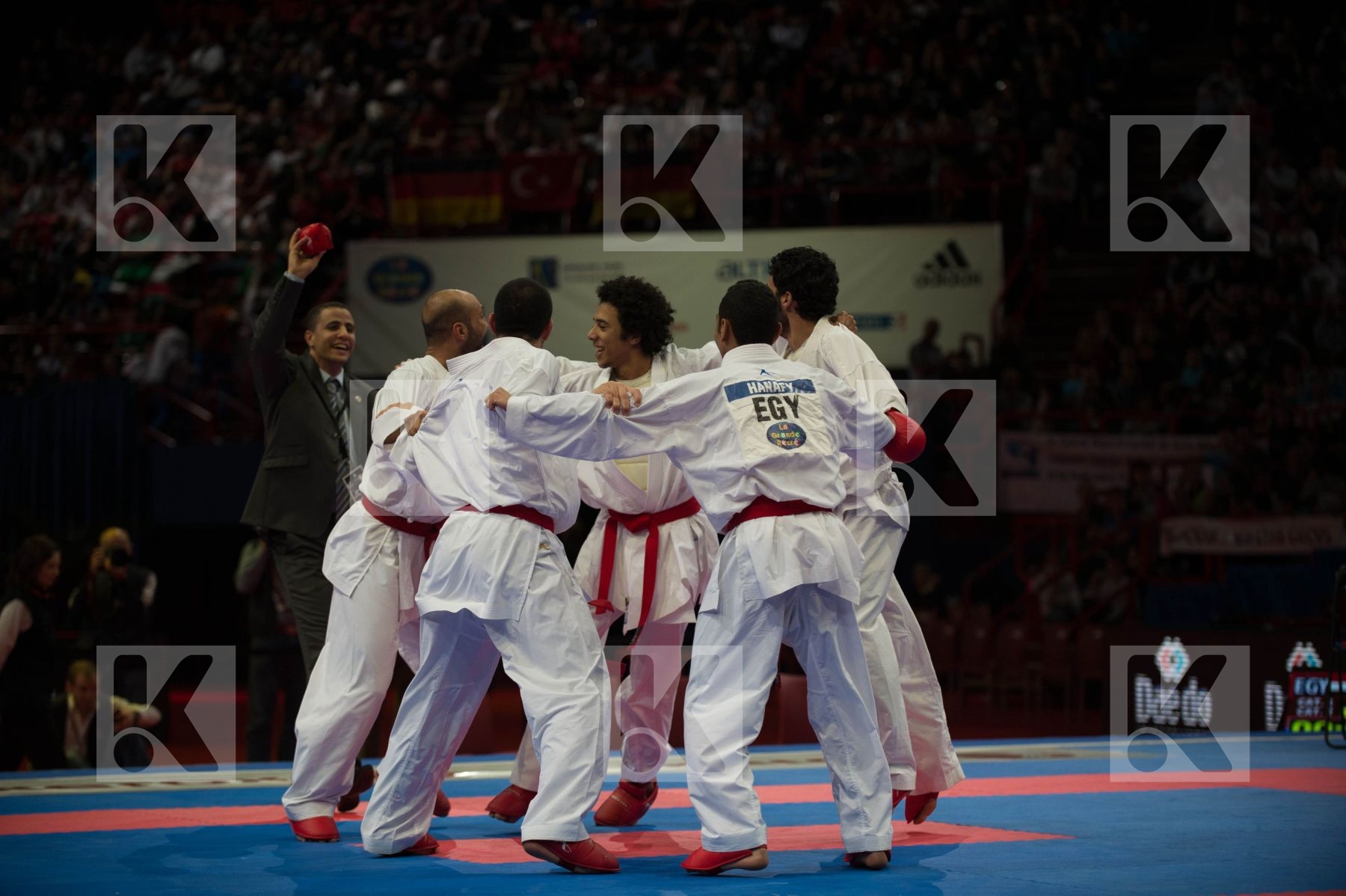 2012, Bercy, Karate, Paris, Senior, WKF, World Championship, Happy