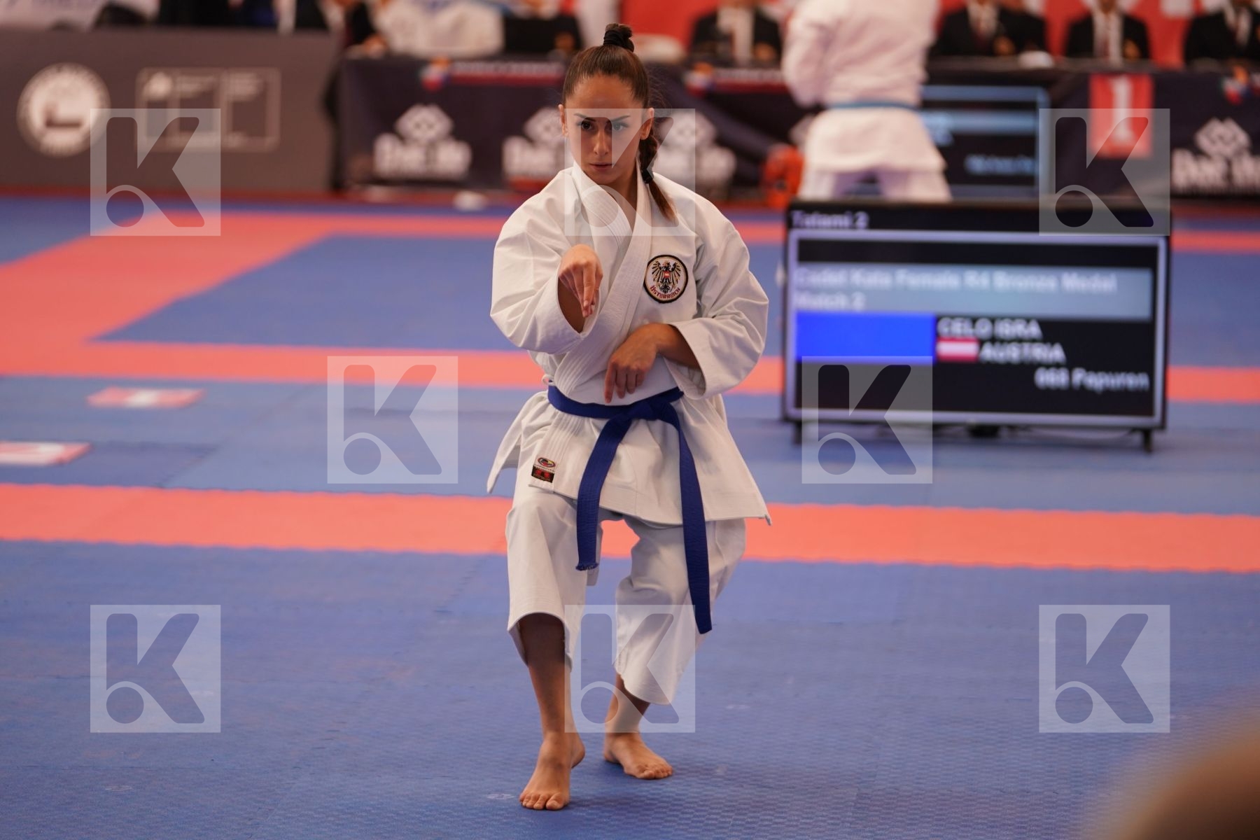 CELO ISRA (AUSTRIA) in Cadet Kata Female - Bronze bout