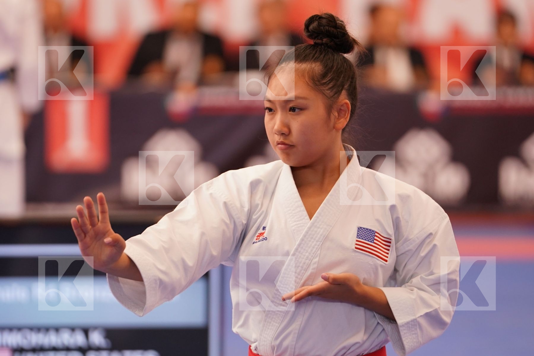 SHIMOHARA KAITLYN (UNITED STATES) in Junior Kata Female - Bronze bout