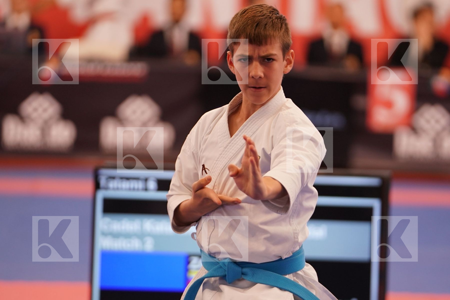 ZAMBRANO FERNANDO (VENEZUELA) in Cadet Kata Male - Bronze bout