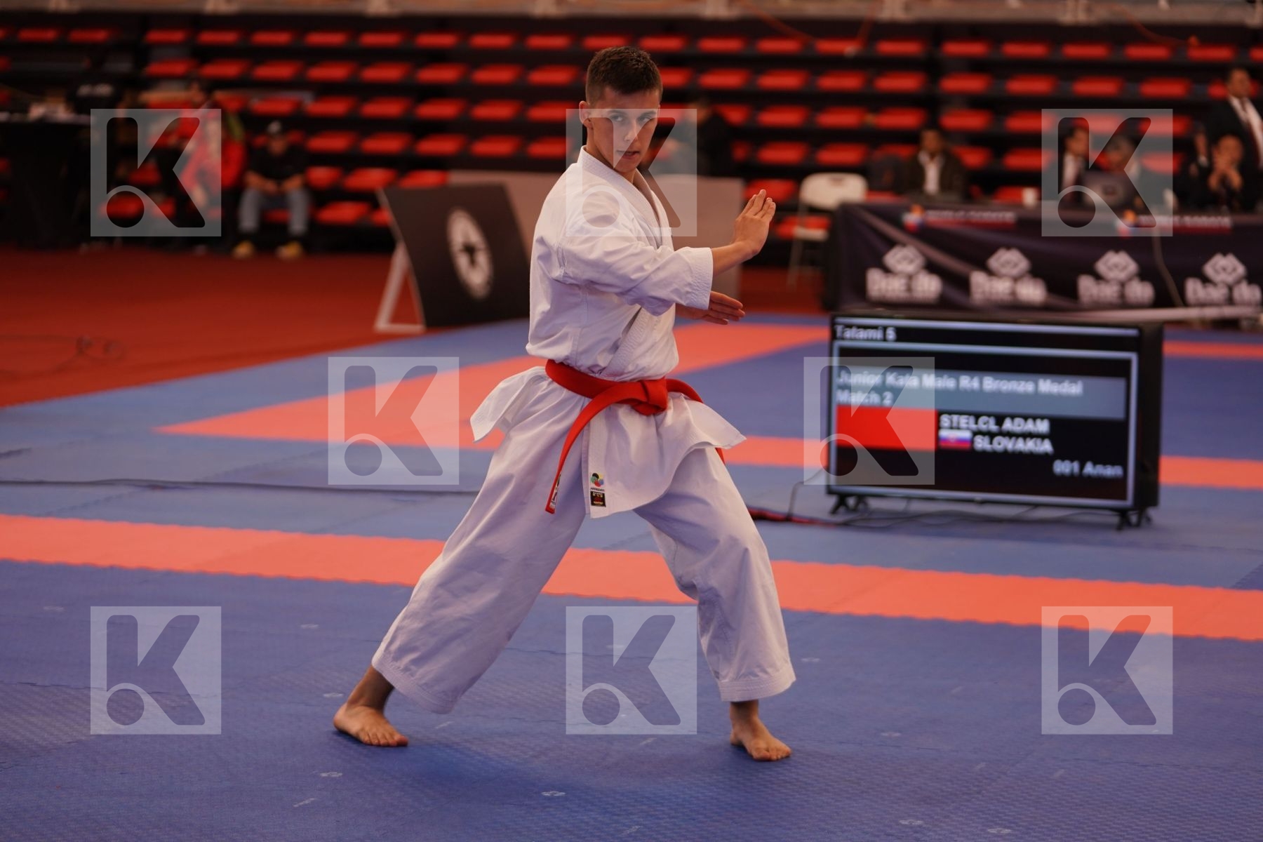 STELCL ADAM (SLOVAKIA) in Junior Kata Male - Bronze bout