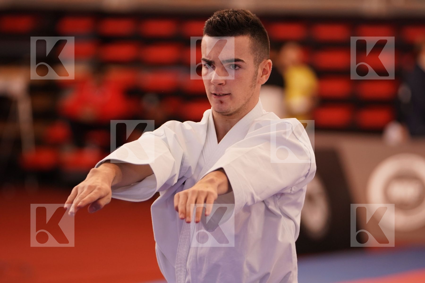 GARCIA CUADRADO OSCAR (SPAIN) in Junior Kata Male - Bronze bout