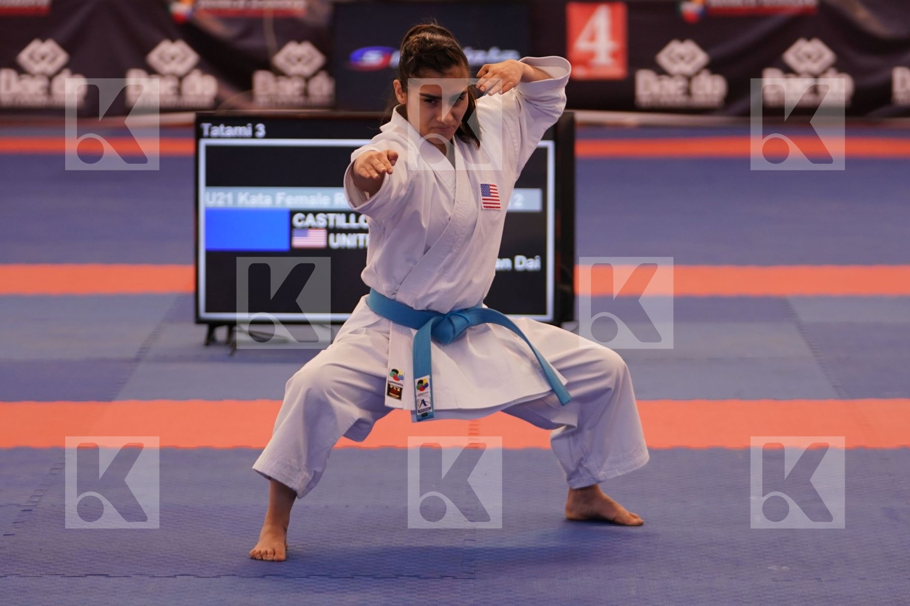 CASTILLO IZEL (UNITED STATES) in Under 21 Kata Female - Bronze bout