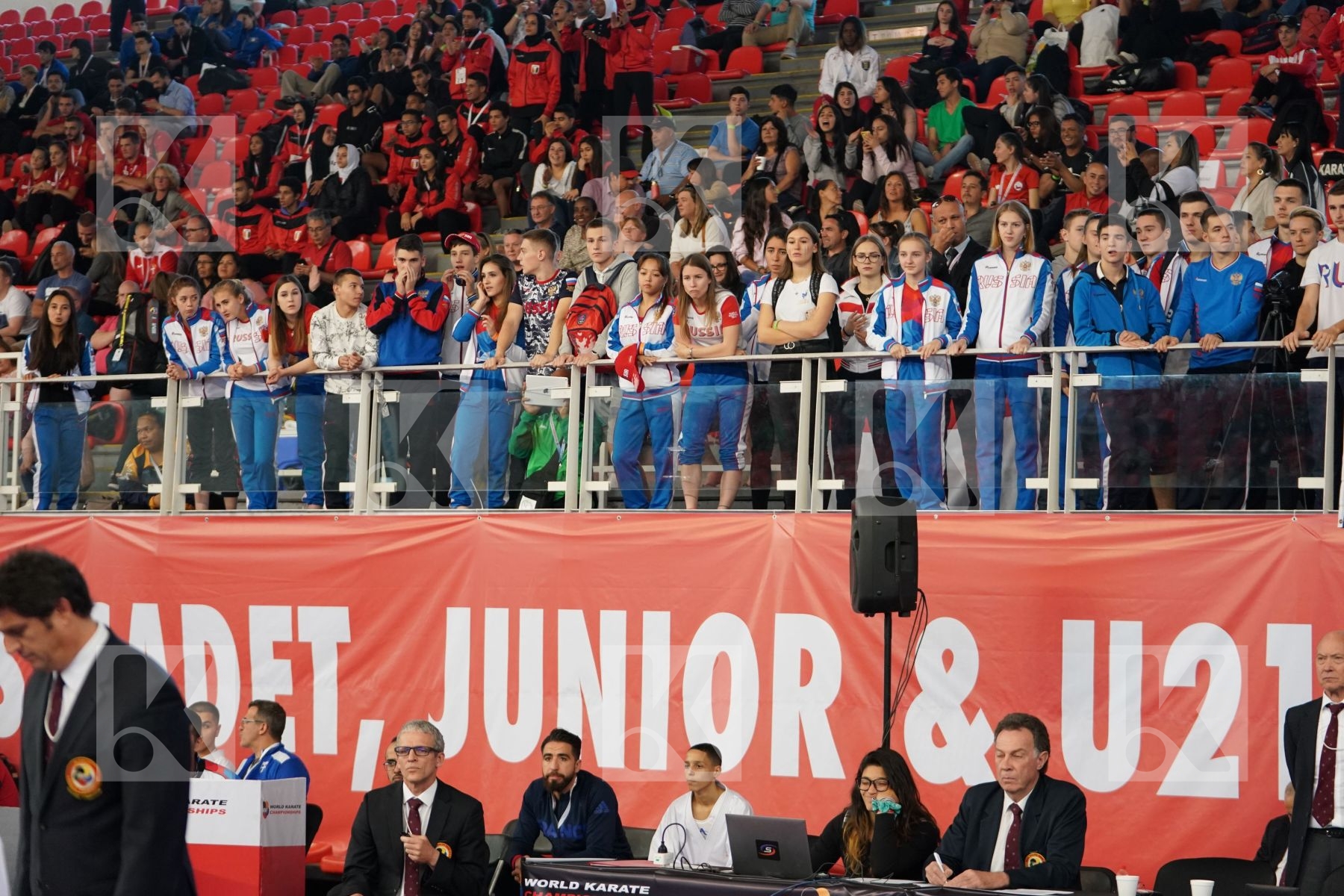 AKHMEDOV AKHMED (RUSSIAN FEDERATION) vs KOSTOV BOJAN (NORTH MACEDONIA) in Cadet Kumite Male -52 Kg - Bronze bout