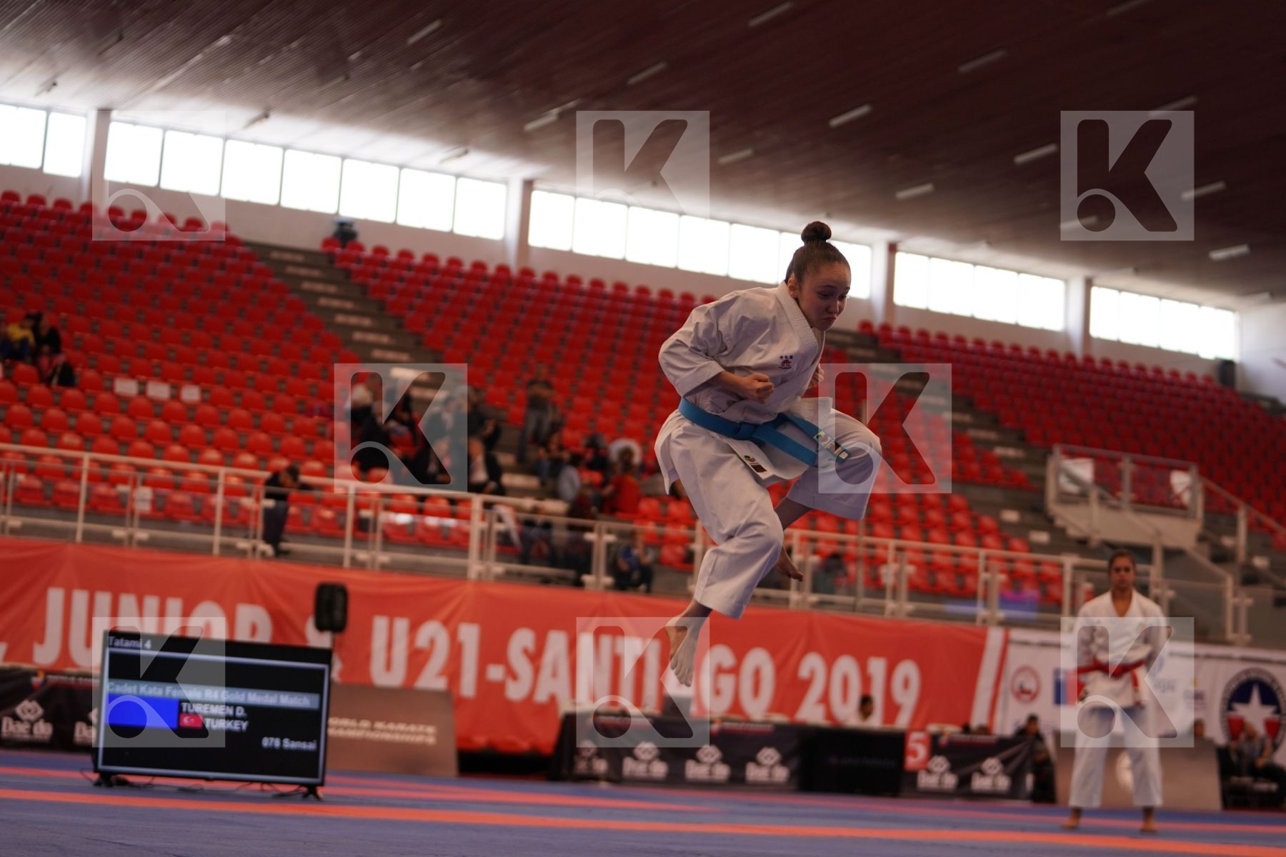 TUREMEN DAMLA SU (TURKEY) in Cadet Kata Female - Final bout
