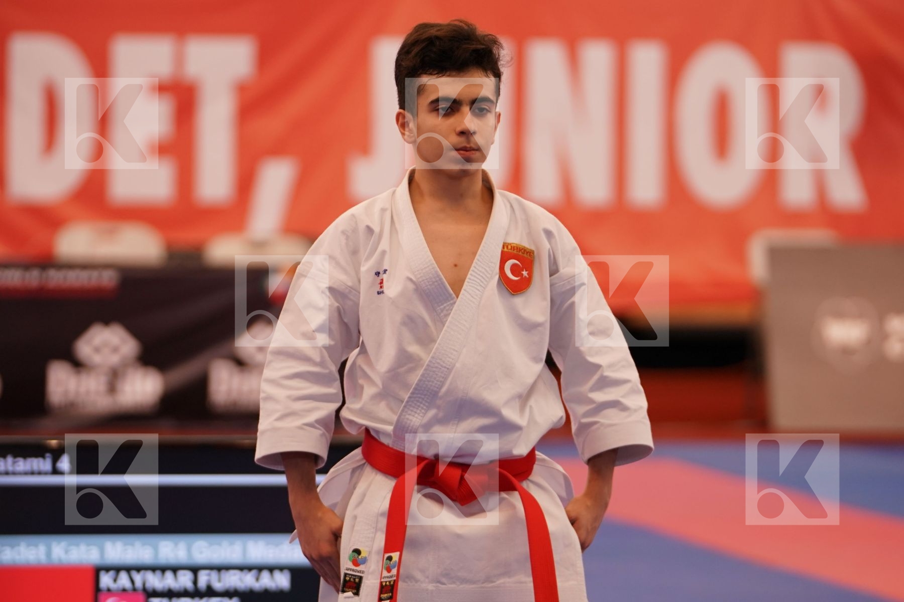 KAYNAR FURKAN (TURKEY) in Cadet Kata Male - Final bout