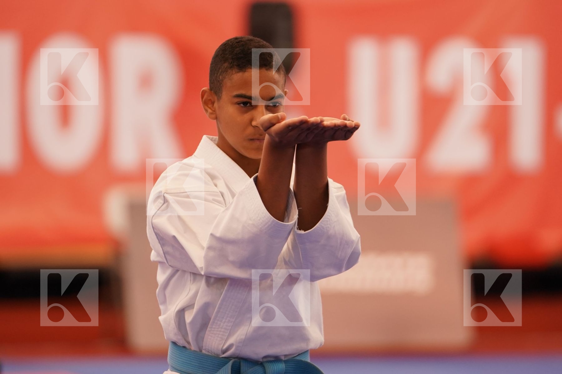 HUSSEIN MOHAMED HUSSEIN (EGYPT) in Cadet Kata Male - Final bout