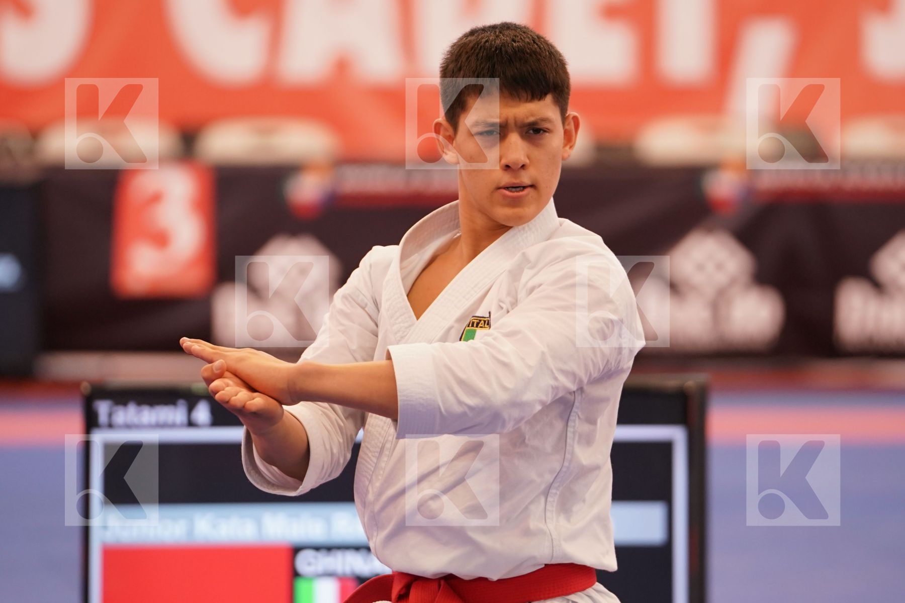 GHINAMI ALESSIO (ITALY) in Junior Kata Male - Final bout