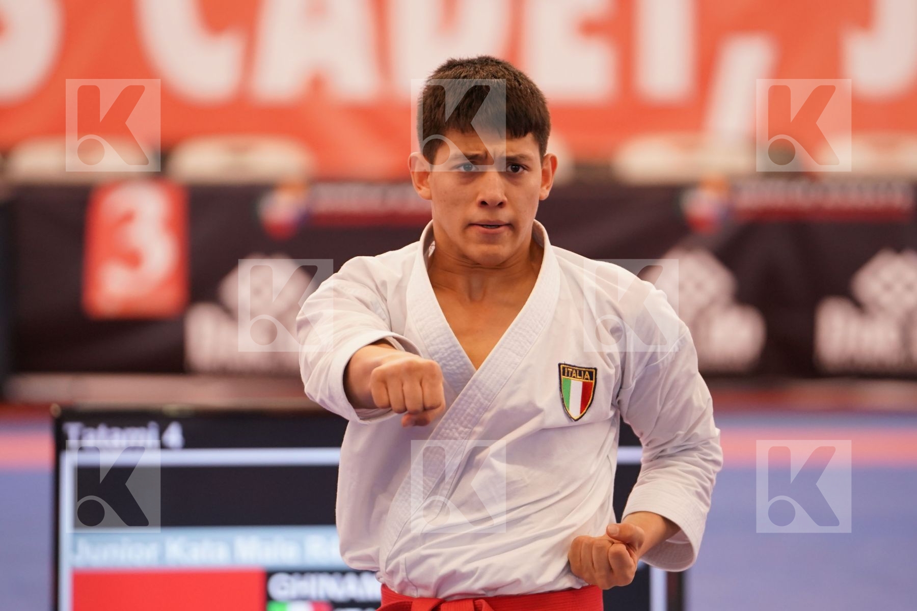 GHINAMI ALESSIO (ITALY) in Junior Kata Male - Final bout