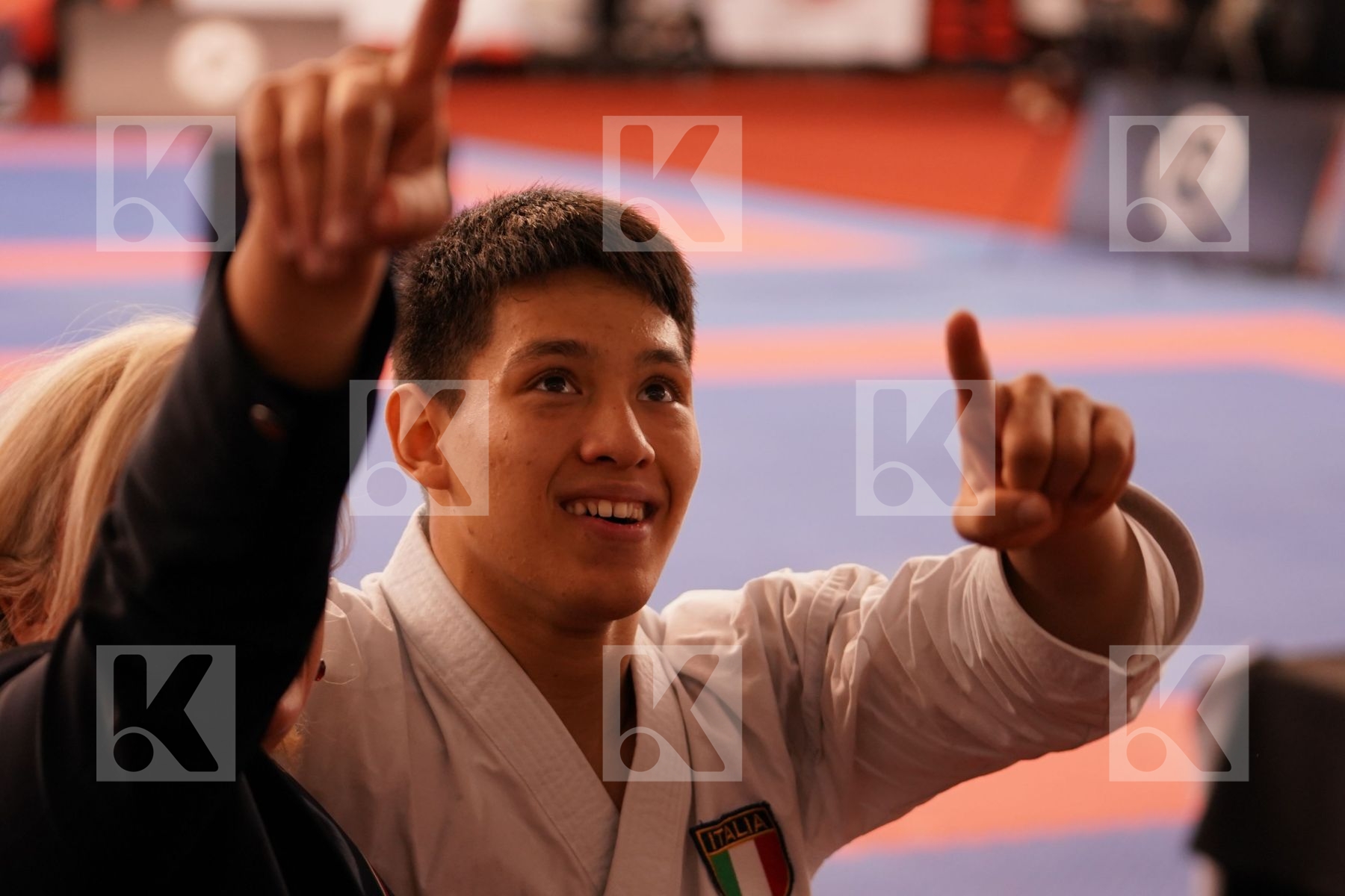 GHINAMI ALESSIO (ITALY) in Junior Kata Male - Final bout