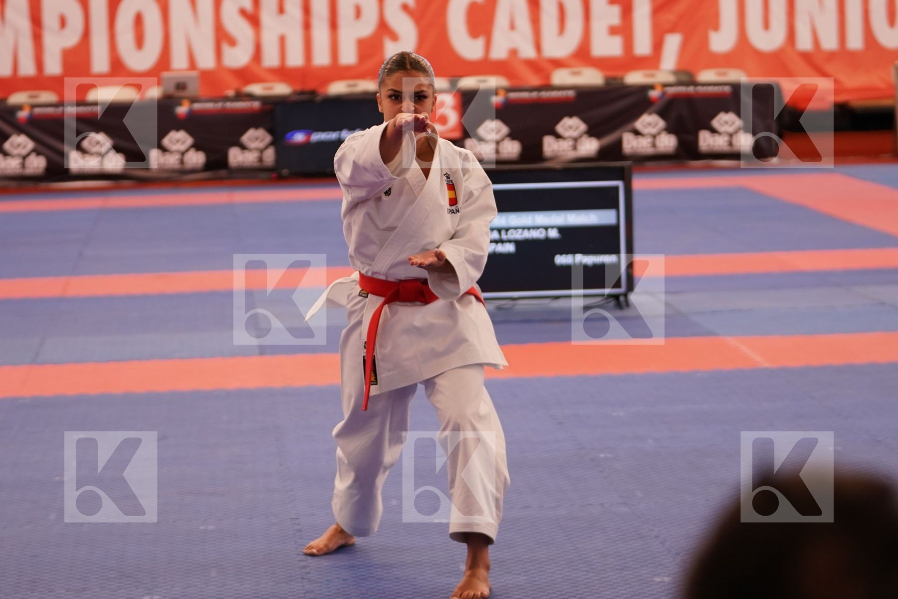 GARCIA LOZANO MARTA (SPAIN) in Under 21 Kata Female - Final bout