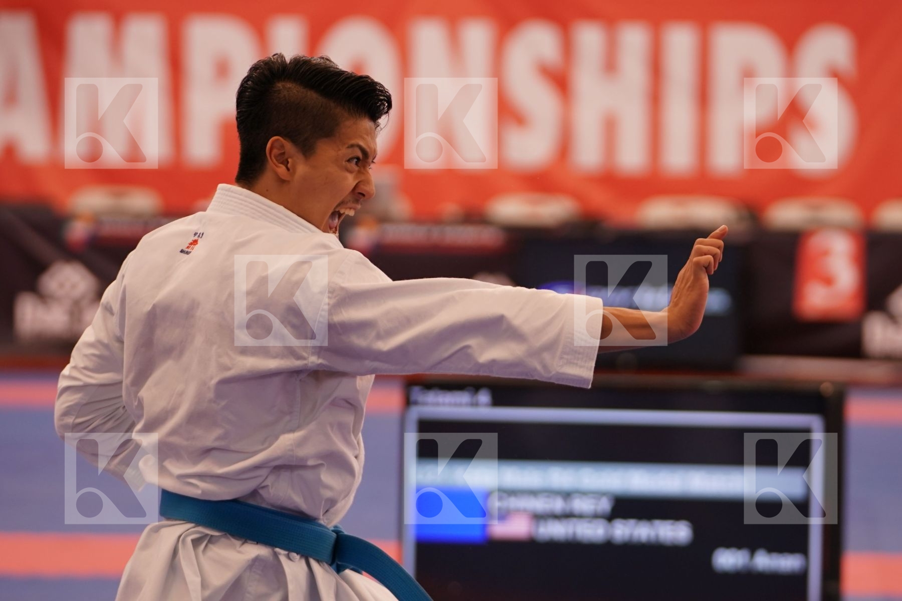 CHINEN REY (UNITED STATES) in Under 21 Kata Male - Final bout