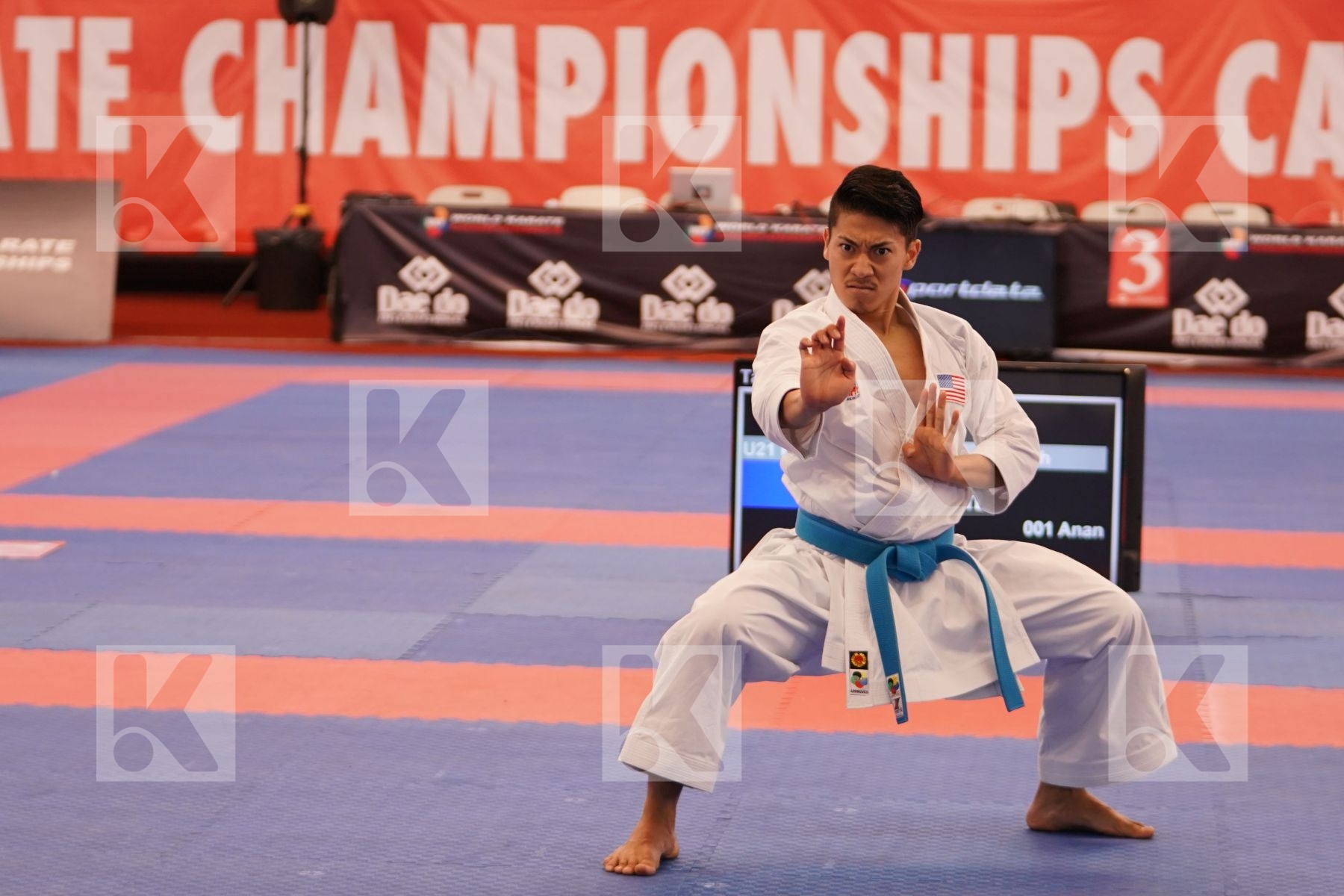 CHINEN REY (UNITED STATES) in Under 21 Kata Male - Final bout