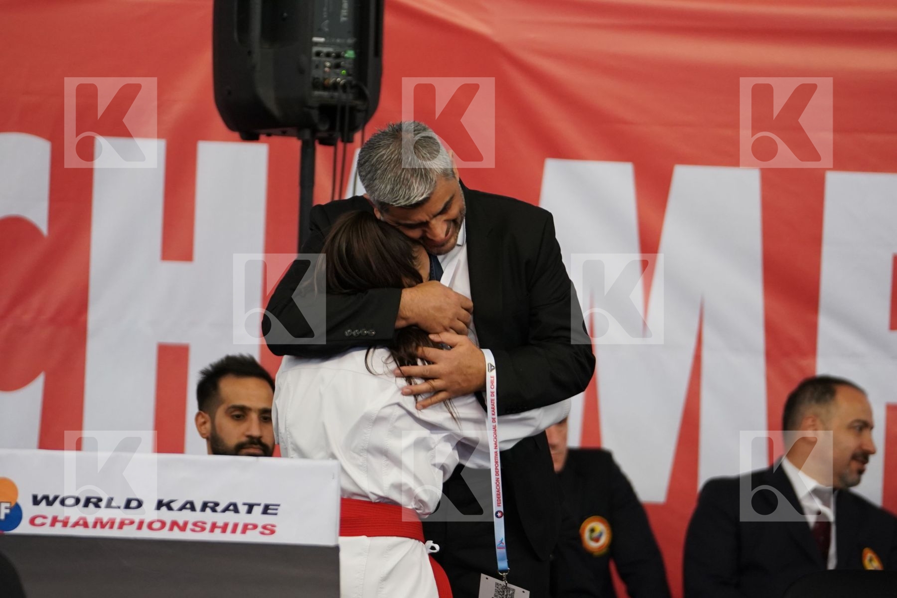 OZDEMIR MUSERREF (TURKEY) vs SOROUR FATMA (EGYPT) in Cadet Kumite Female -47 Kg - Podium ceremony
