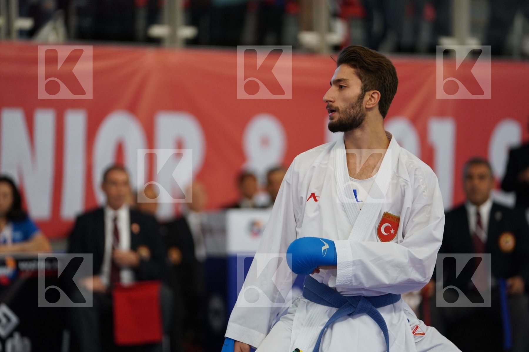 BATYRGALI ABILMANSUR (KAZAKHSTAN) vs OZER OMER ABDURRAHIM (TURKEY) in Under 21 Kumite Male -67 Kg - Podium ceremony