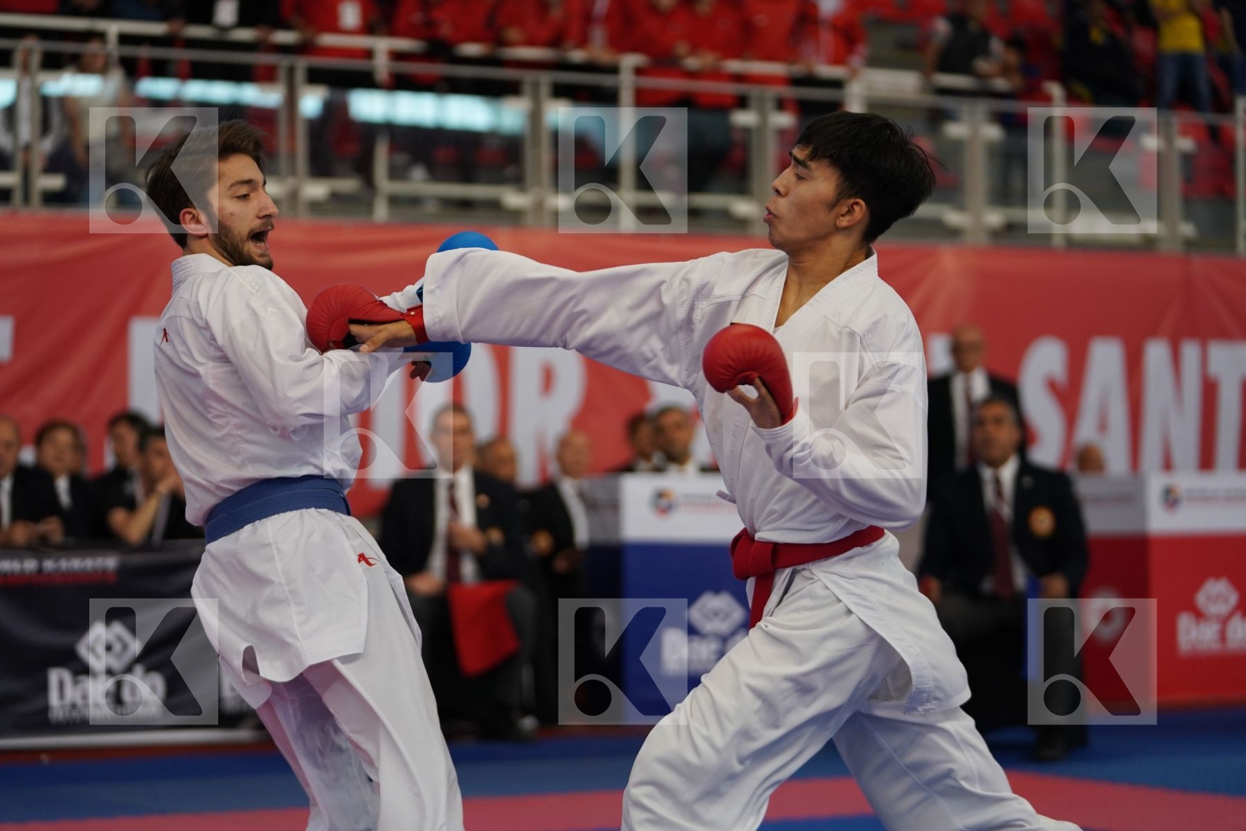 BATYRGALI ABILMANSUR (KAZAKHSTAN) vs OZER OMER ABDURRAHIM (TURKEY) in Under 21 Kumite Male -67 Kg - Podium ceremony