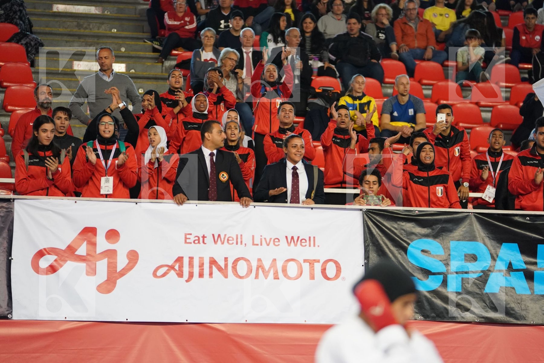 ABDELAZIZ FERYAL (EGYPT) vs ISAEVA VICTORIA (RUSSIAN FEDERATION) in Under 21 Kumite Female -68 Kg - Podium ceremony