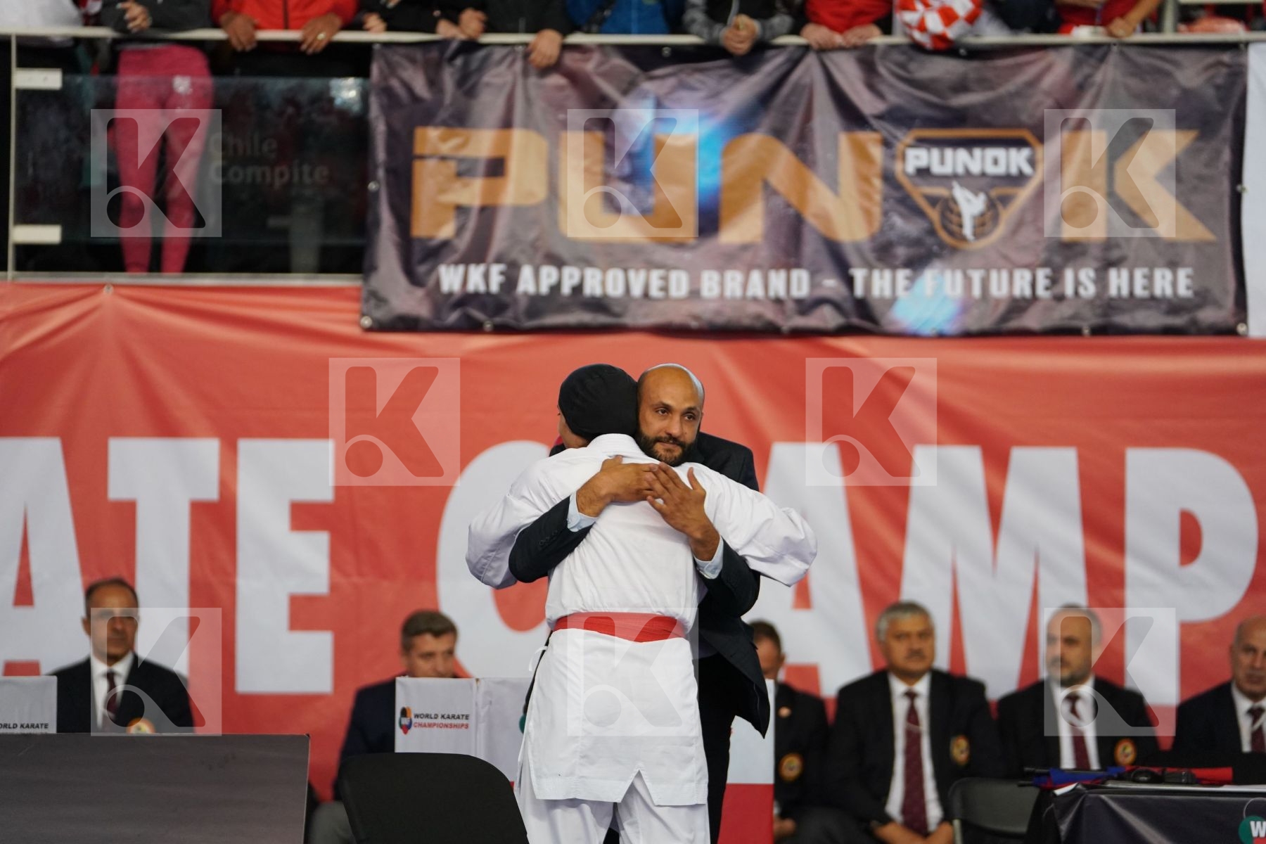 ABDELAZIZ FERYAL (EGYPT) vs ISAEVA VICTORIA (RUSSIAN FEDERATION) in Under 21 Kumite Female -68 Kg - Podium ceremony