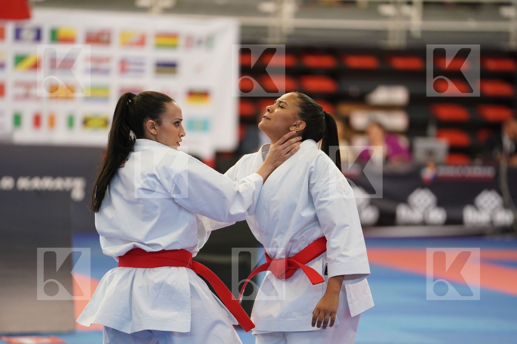 EGYPT in Cadet & Junior Team Female Kata - Podium ceremony