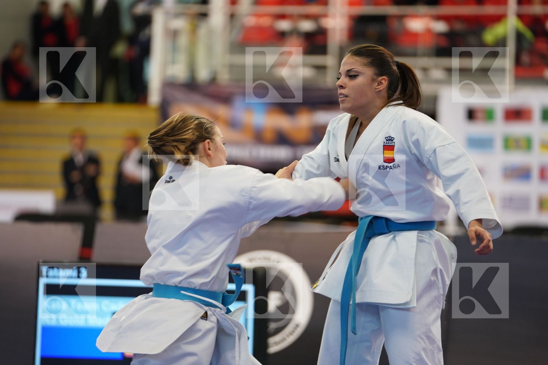 SPAIN in Cadet & Junior Team Female Kata - Podium ceremony