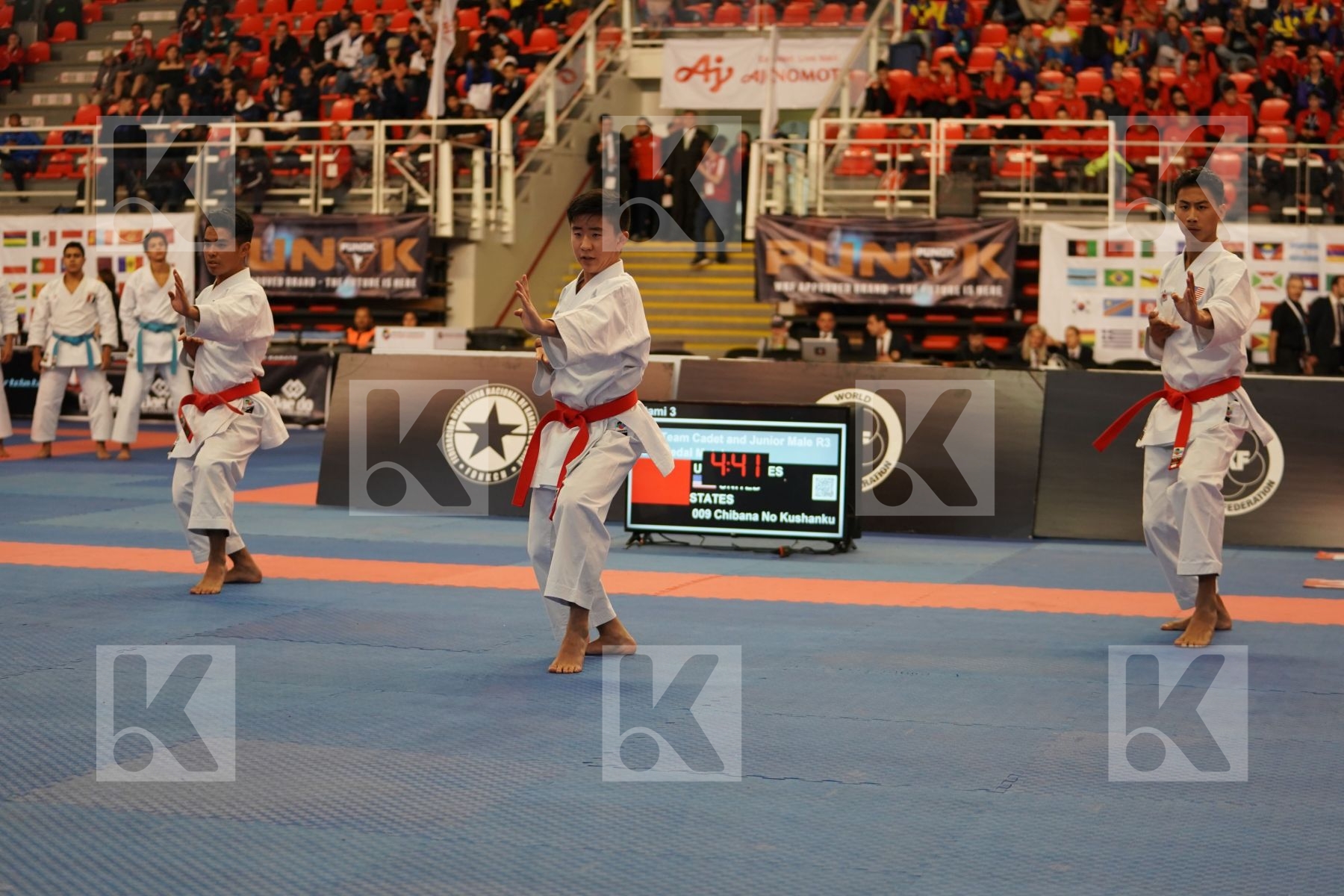 UNITED STATES, USA in Cadet & Junior Team Male Kata - Podium ceremony