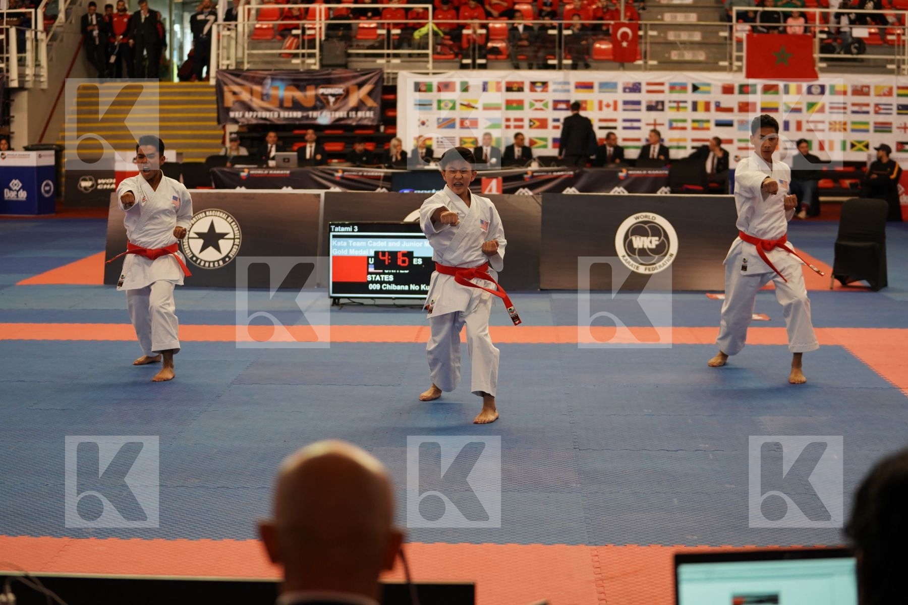 UNITED STATES, USA in Cadet & Junior Team Male Kata - Podium ceremony