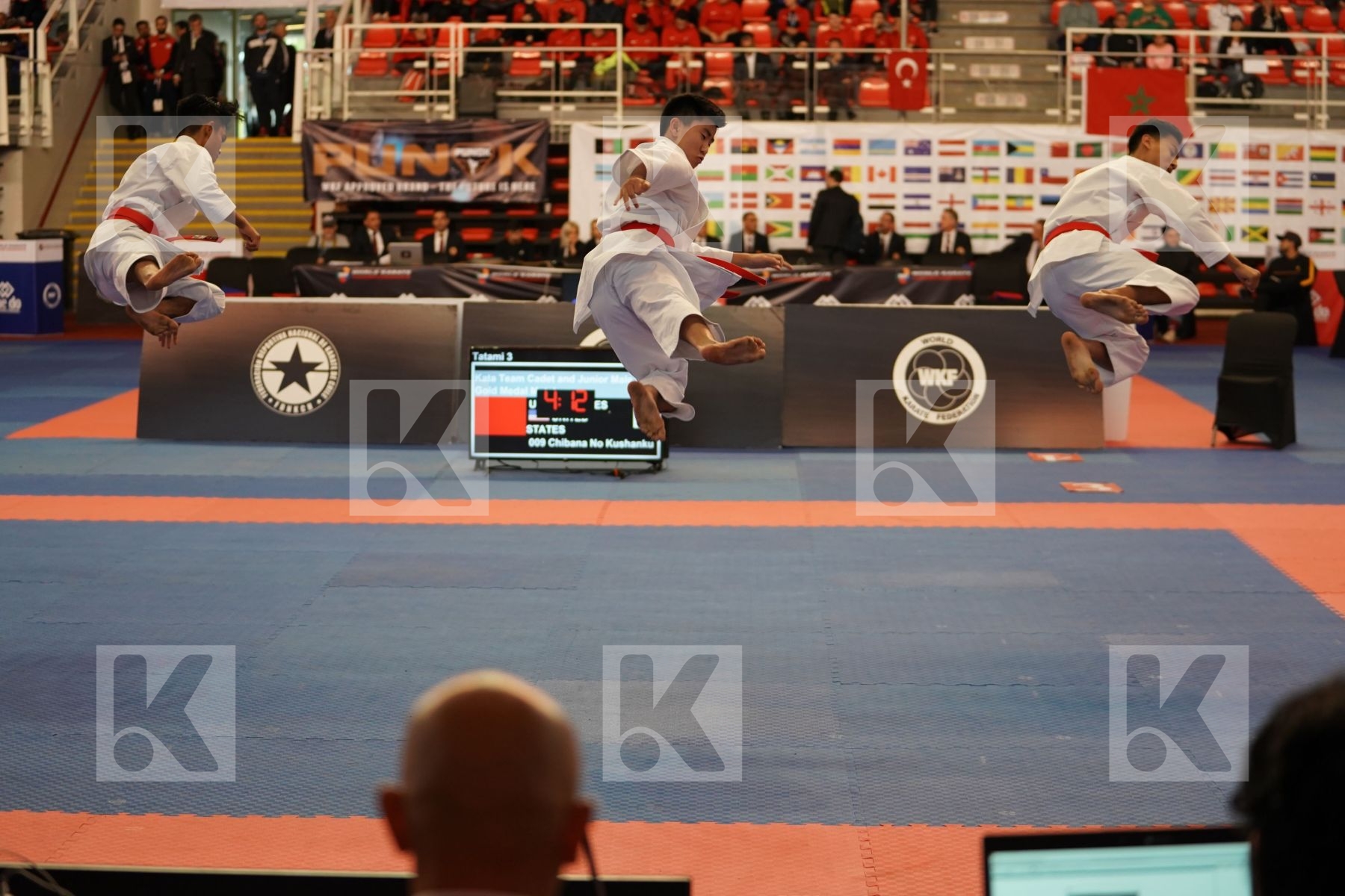 UNITED STATES, USA in Cadet & Junior Team Male Kata - Podium ceremony